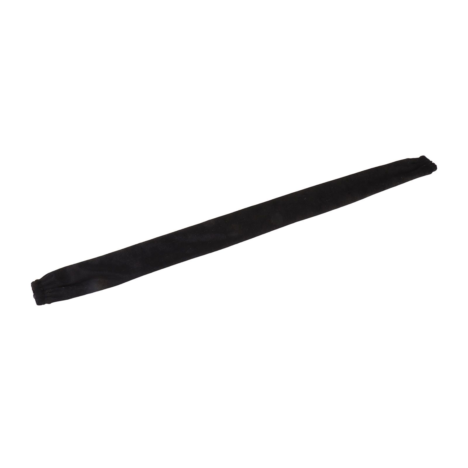 Chain Cover Dustproof Wire Flannelette Cloth 60cm Length 5cm Width with Zipper for Protection Black - Image 2