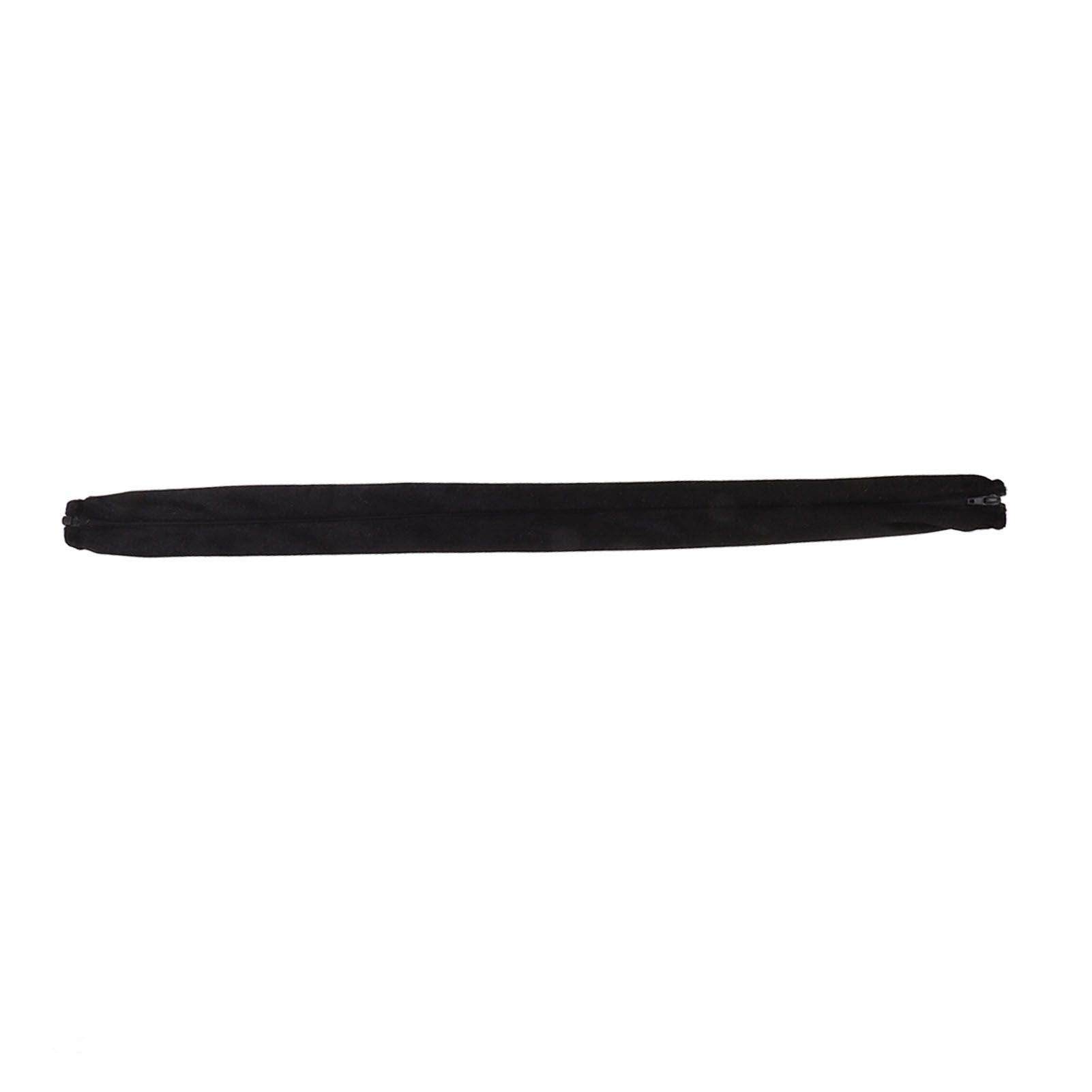 Chain Cover Dustproof Wire Flannelette Cloth 60cm Length 5cm Width with Zipper for Protection Black - Image 3