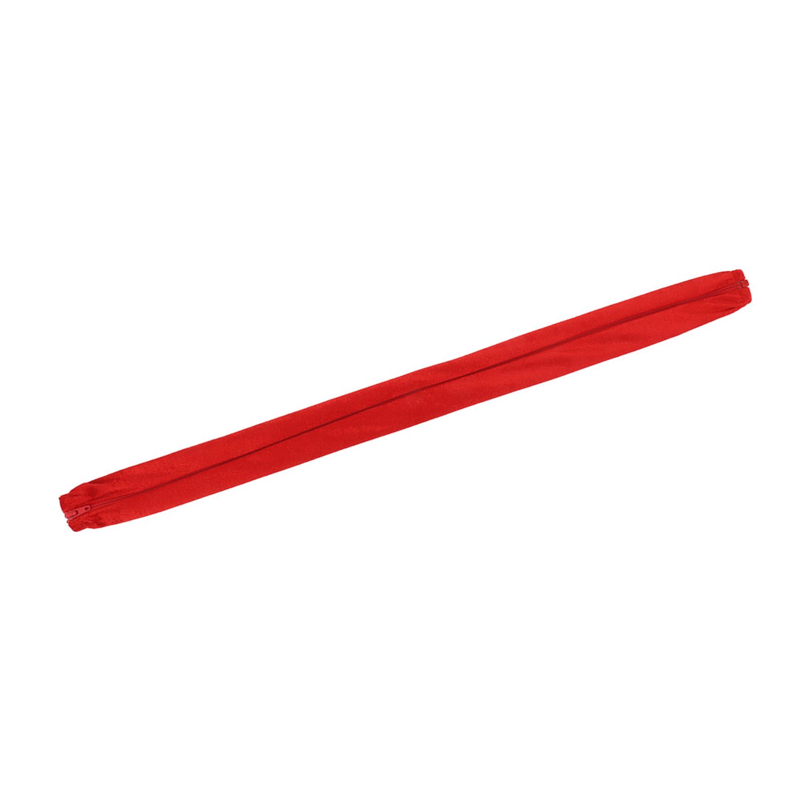 Chain Cover Dustproof Wire Flannelette Cloth 60cm Length 5cm Width with Zipper for Protection Red - Image 7