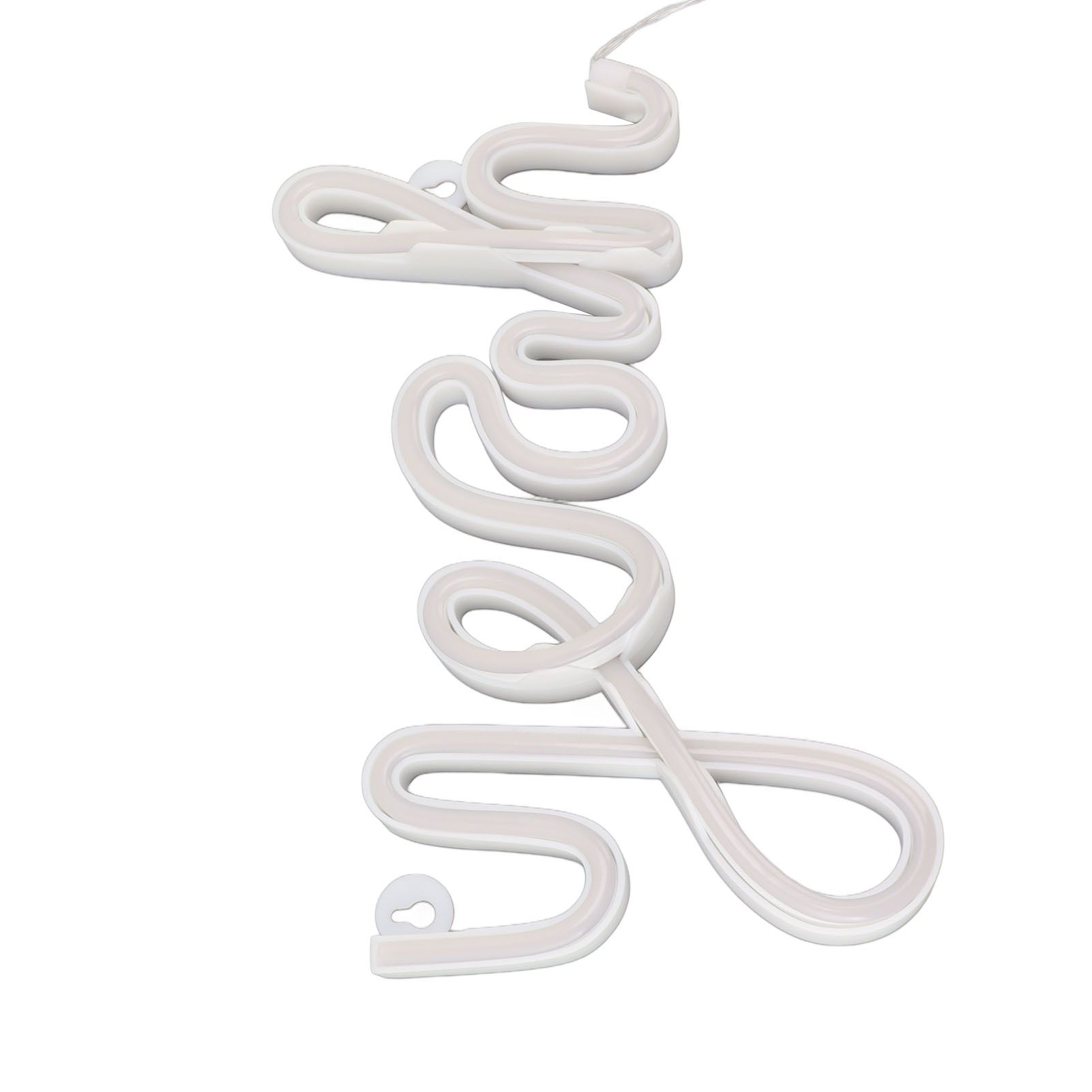 LED Neon Sign Yeah Shape Wall Decor Neon Night Light Uniform Soft Lighting LED Sign Warm White - Image 5