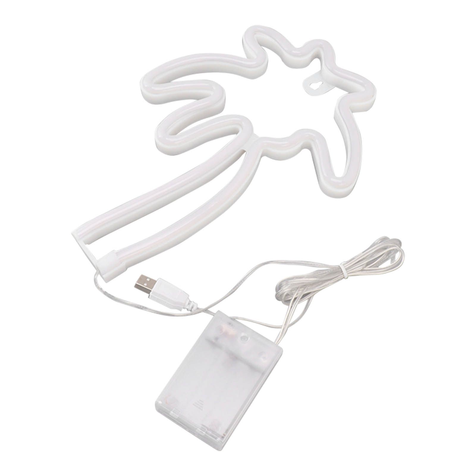 LED Neon Lamp Coconut Tree Wall Decorative Lamp USB Powered Night Light for Bedroom Toggle Switch - Image 2