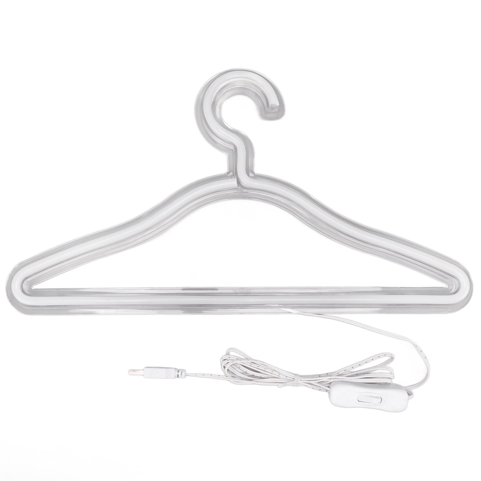 Coat Hanger LED Neon Sign Decorative Wall Hanging Sign for Room Bedroom Store Holiday Wall Decoration - Image 1