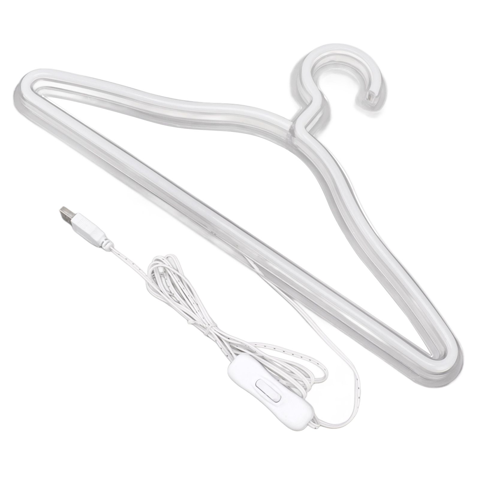 Coat Hanger LED Neon Sign Decorative Wall Hanging Sign for Room Bedroom Store Holiday Wall Decoration - Image 4