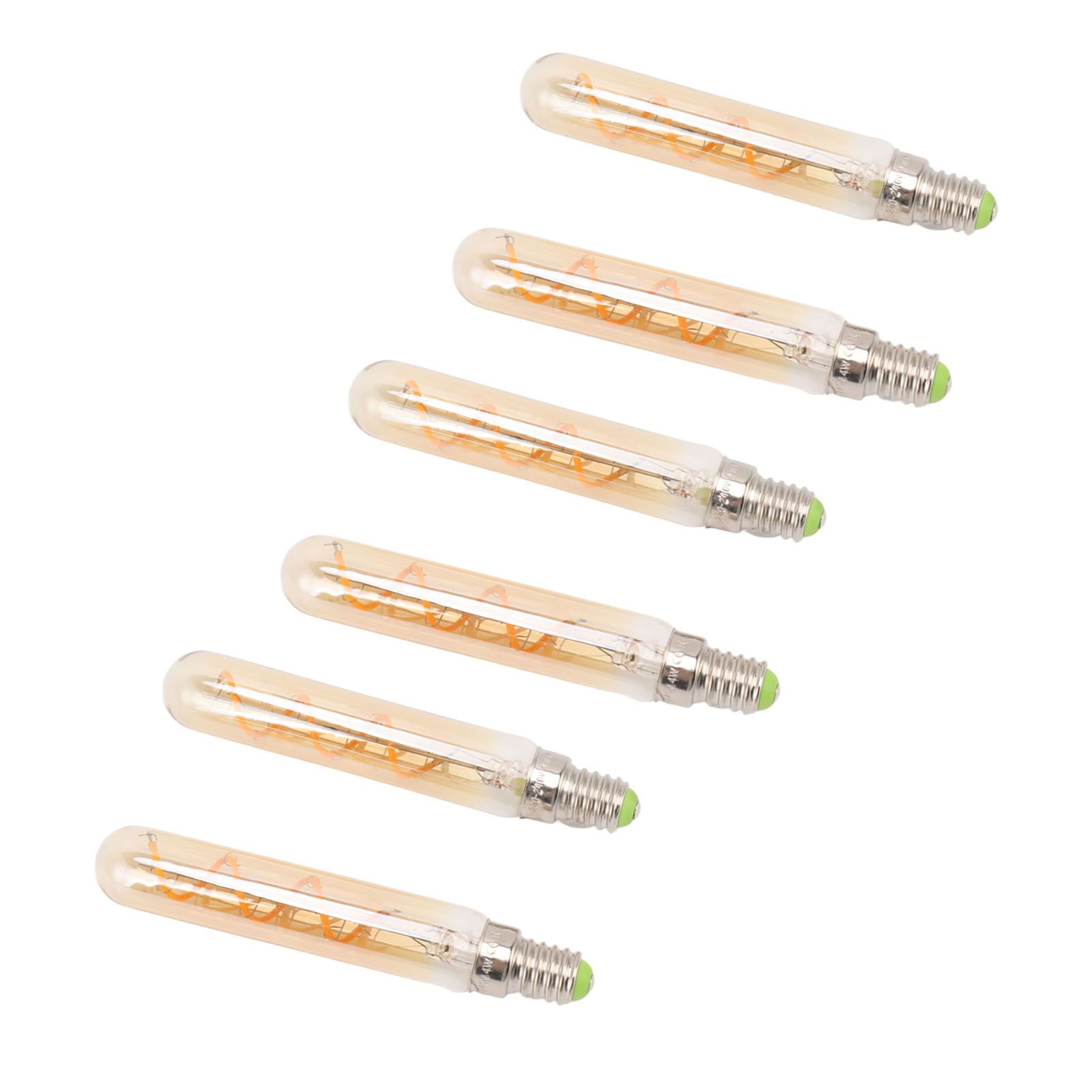 2 PCS E14 LED Light Bulb 3w Golden Tubular Bulb for Pendant Wall Scones Tube Light Bulbs Desk Lamp 220‑240v - Image 3