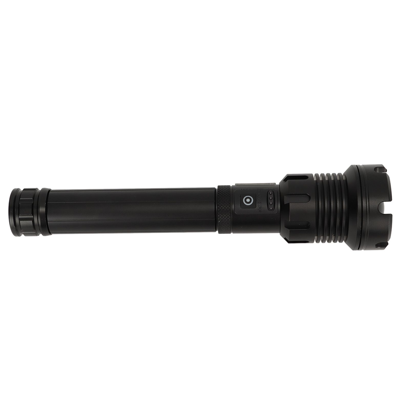 LED Flashlight with COB USB Charging Zoomable Telescopic Flashlight Red White Portable Light - Image 6