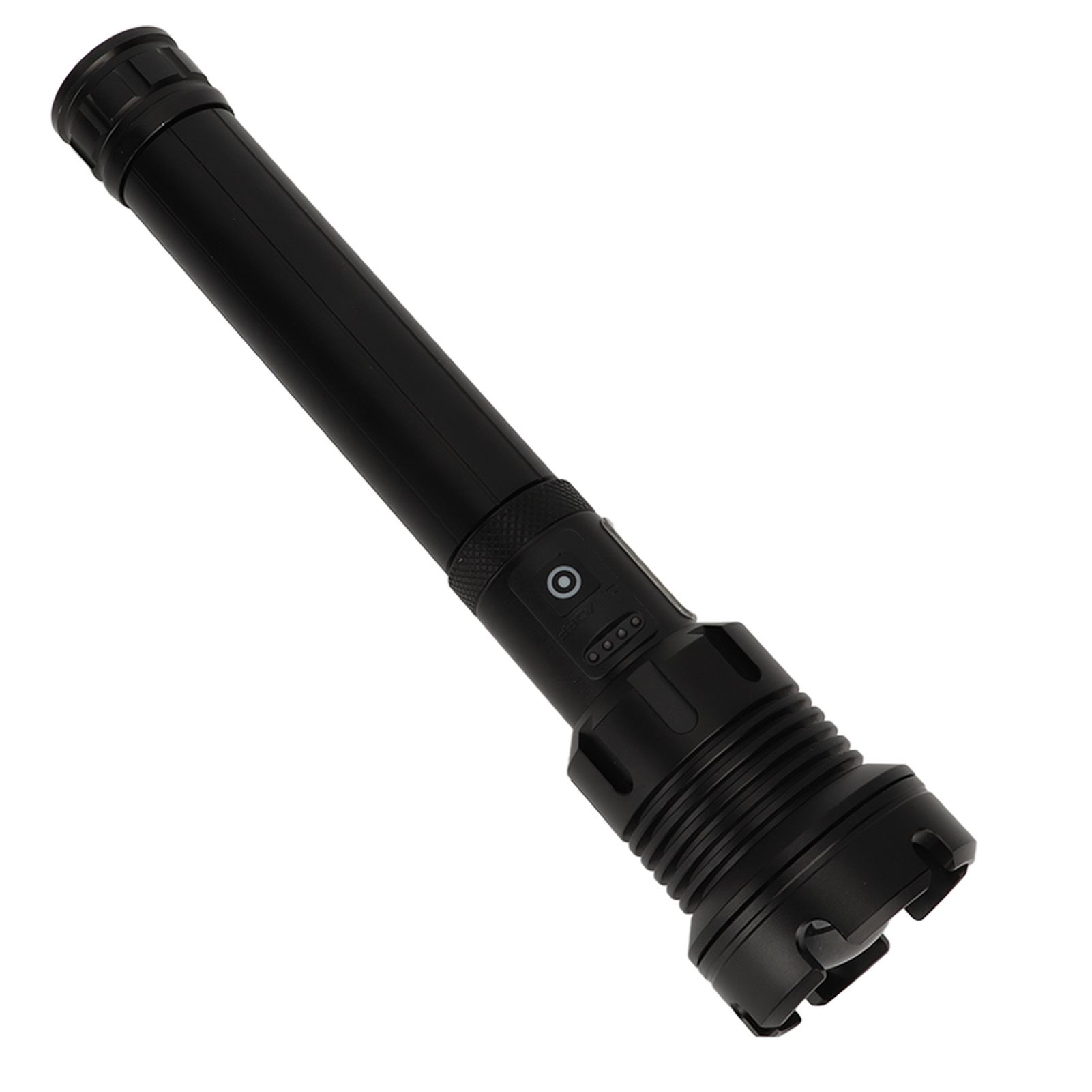 LED Flashlight with COB USB Charging Zoomable Telescopic Flashlight Red White Portable Light - Image 8