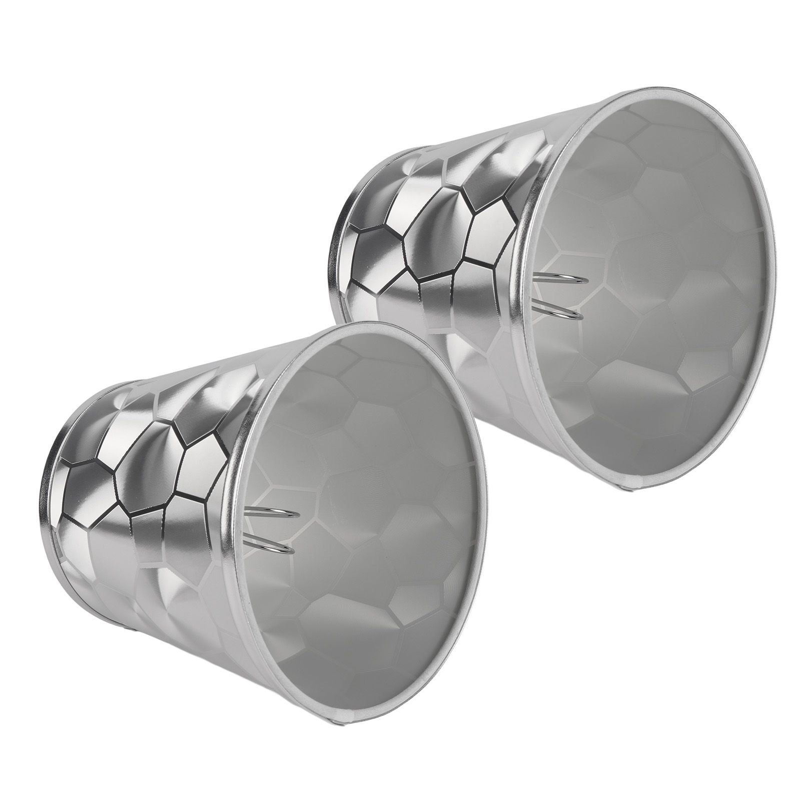 2Pcs Dustproo E14 Bulb Lamp Holder Lampshade Modern Simple Style Table Lamp Shade - Image 5