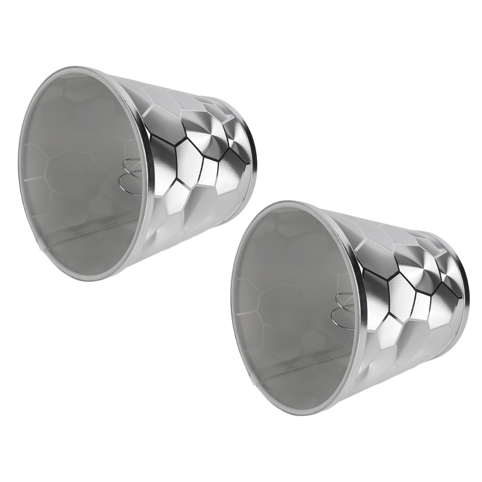 2Pcs Dustproo E14 Bulb Lamp Holder Lampshade Modern Simple Style Table Lamp Shade - Image 6