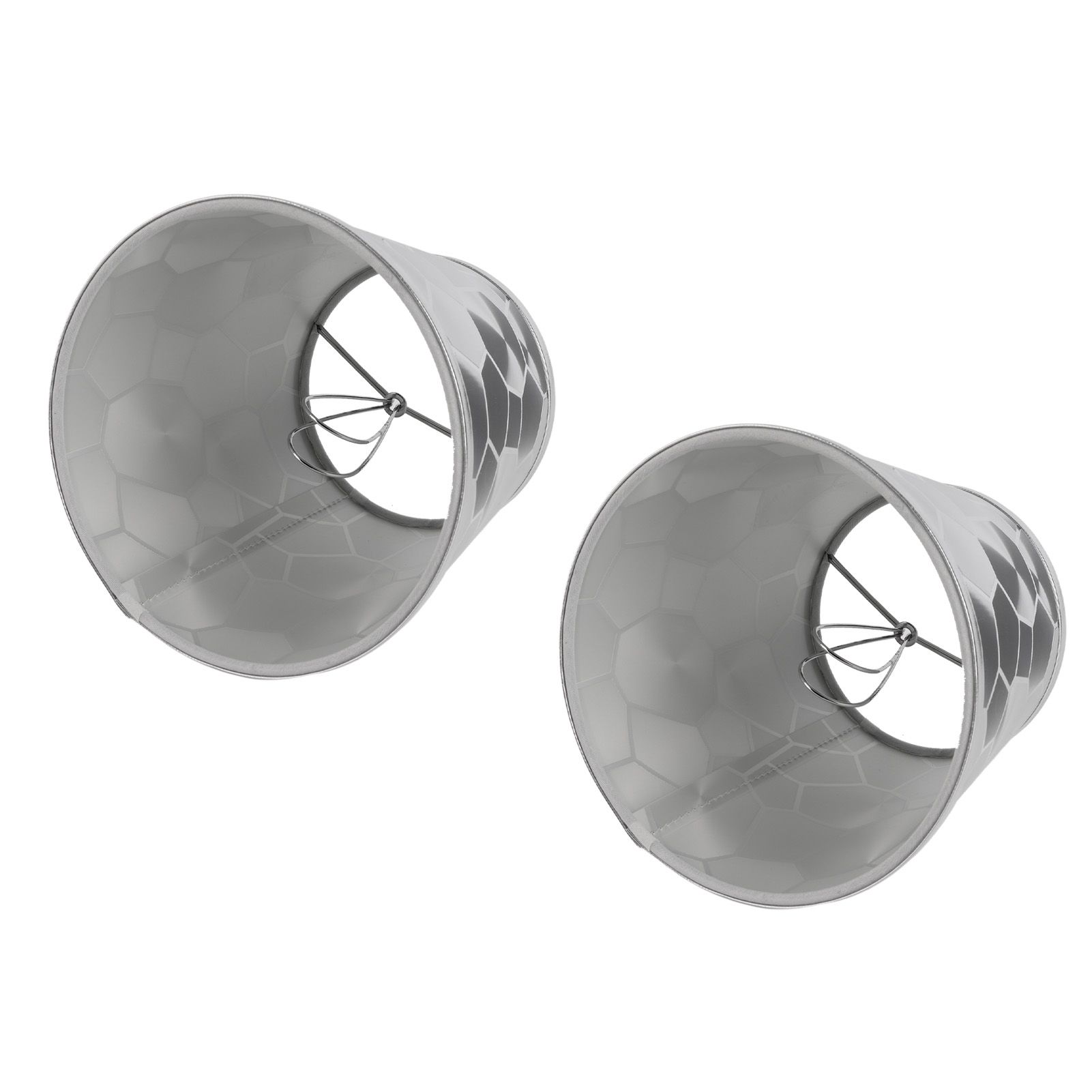 2Pcs Dustproo E14 Bulb Lamp Holder Lampshade Modern Simple Style Table Lamp Shade - Image 7
