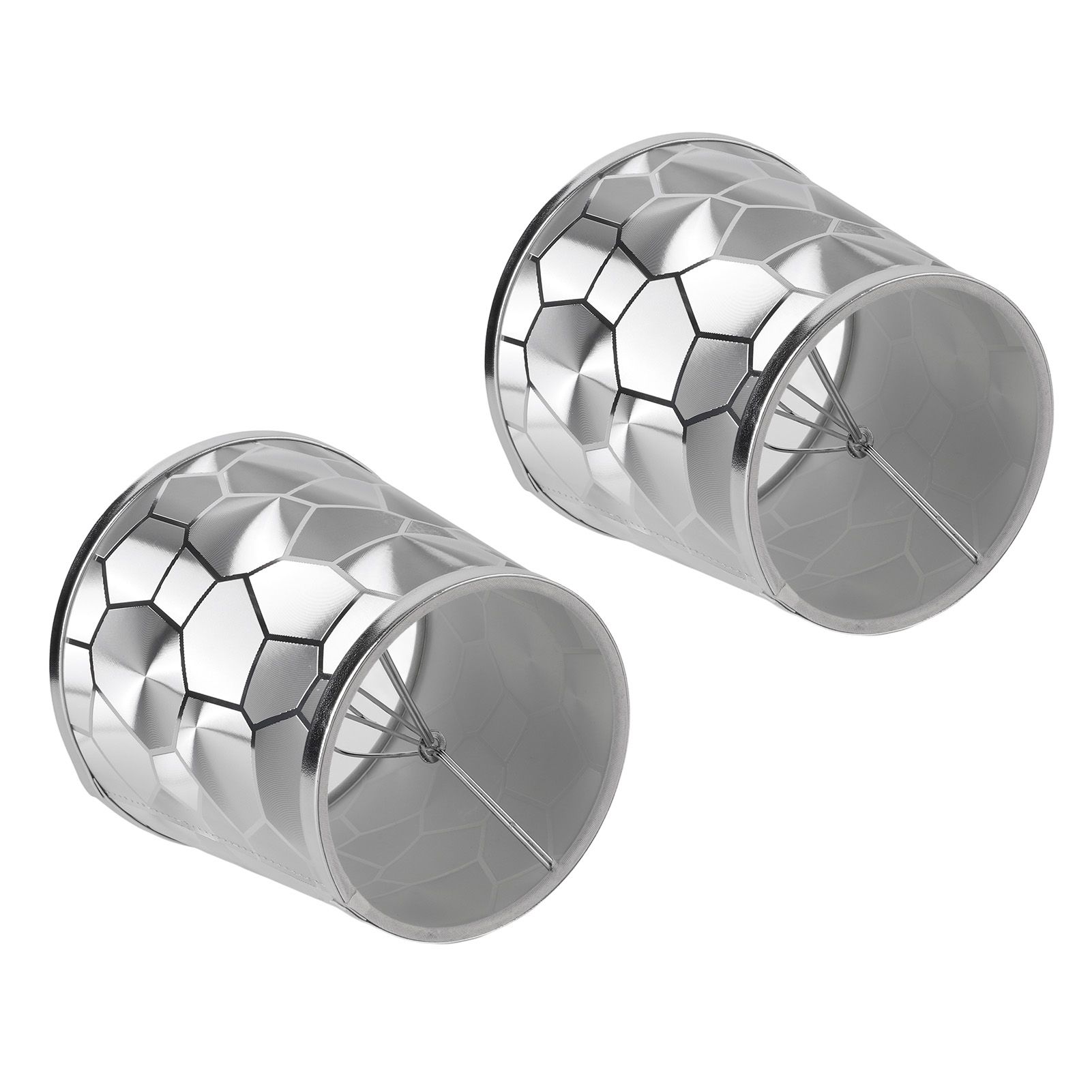 2Pcs Dustproo E14 Bulb Lamp Holder Lampshade Modern Simple Style Table Lamp Shade - Image 8