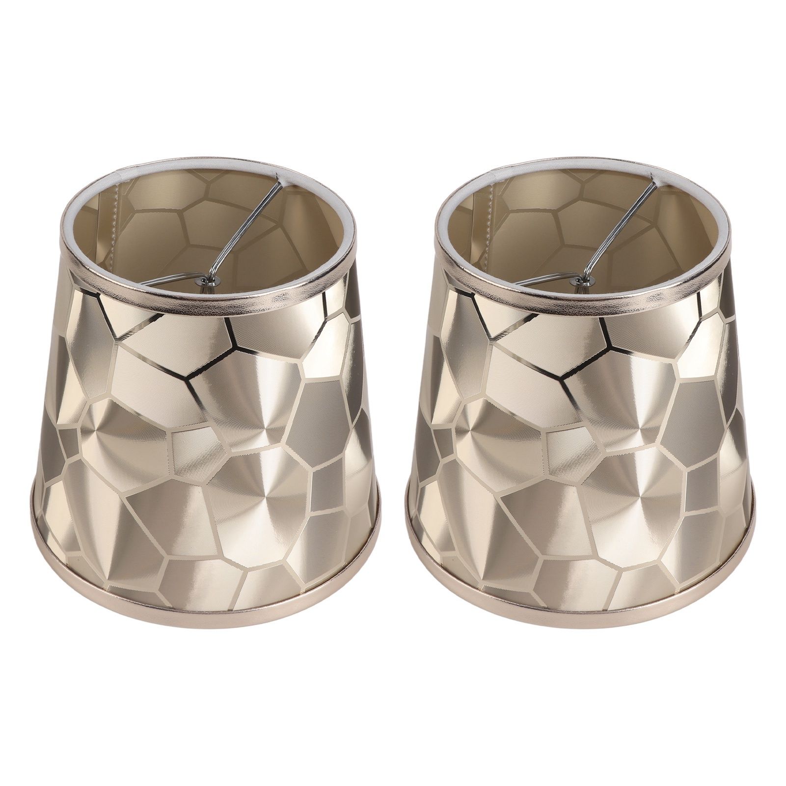 2PCS Drum Lamp Shade E14 PVC Modern Decorative Small Barrel Lampshade Cover for Table Wall Ceiling Lamp - Image 1