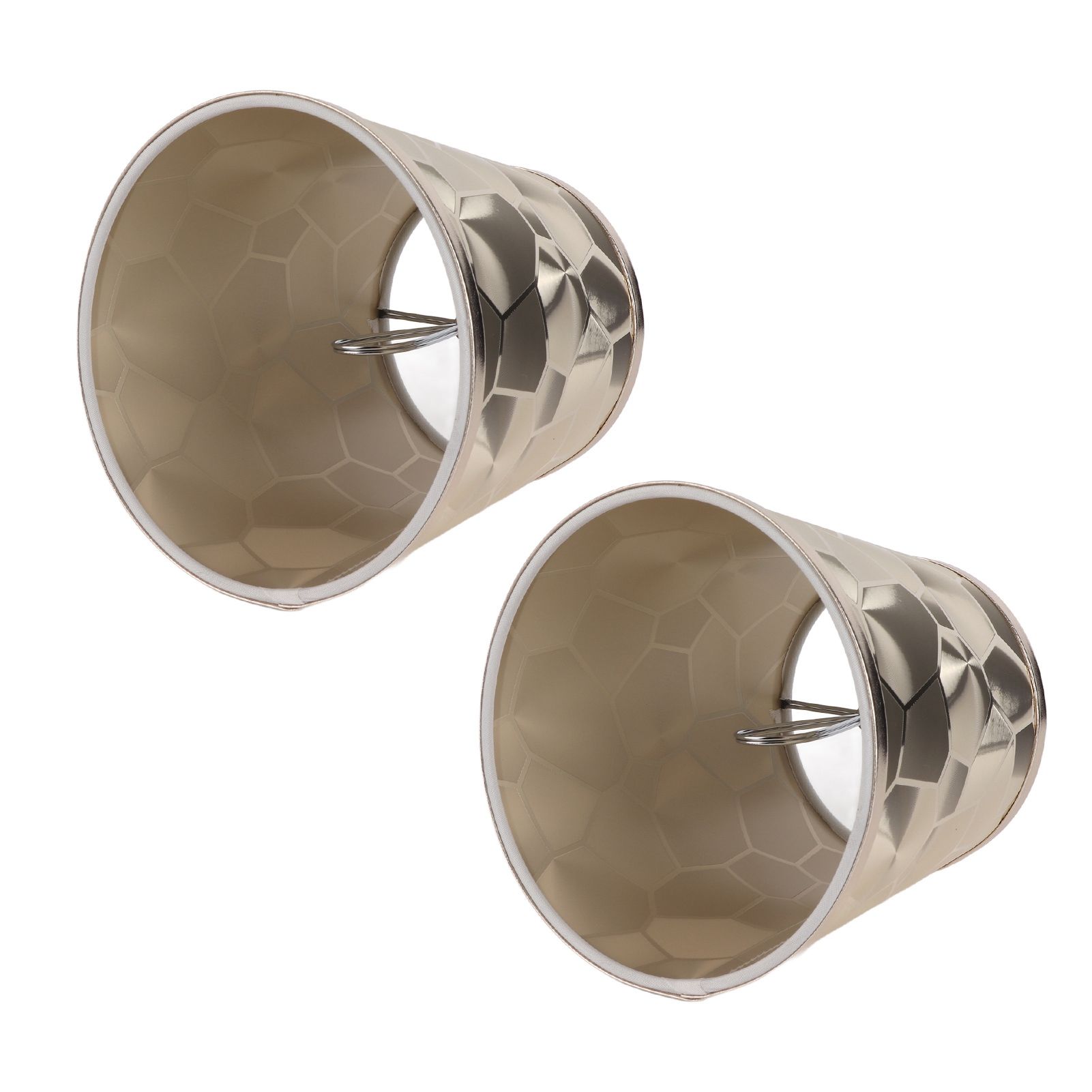 2PCS Drum Lamp Shade E14 PVC Modern Decorative Small Barrel Lampshade Cover for Table Wall Ceiling Lamp - Image 6