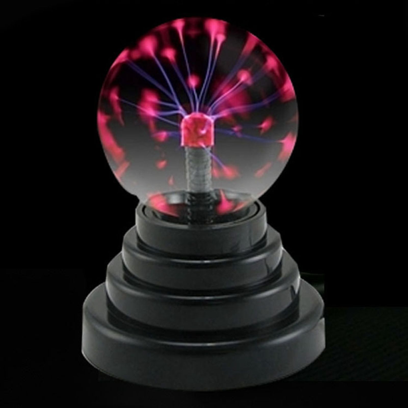 3 Inch Magic Plasma Ball Lamp Touch Sensitive Plasma Ball Light for Parties Decorations Prop Home - Image 1