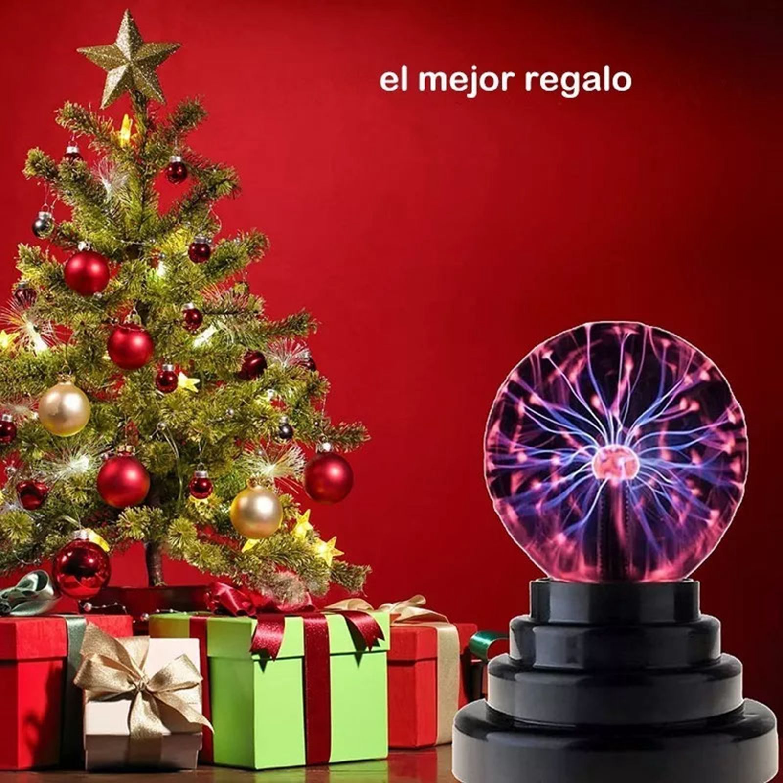 3 Inch Magic Plasma Ball Lamp Touch Sensitive Plasma Ball Light for Parties Decorations Prop Home - Image 3