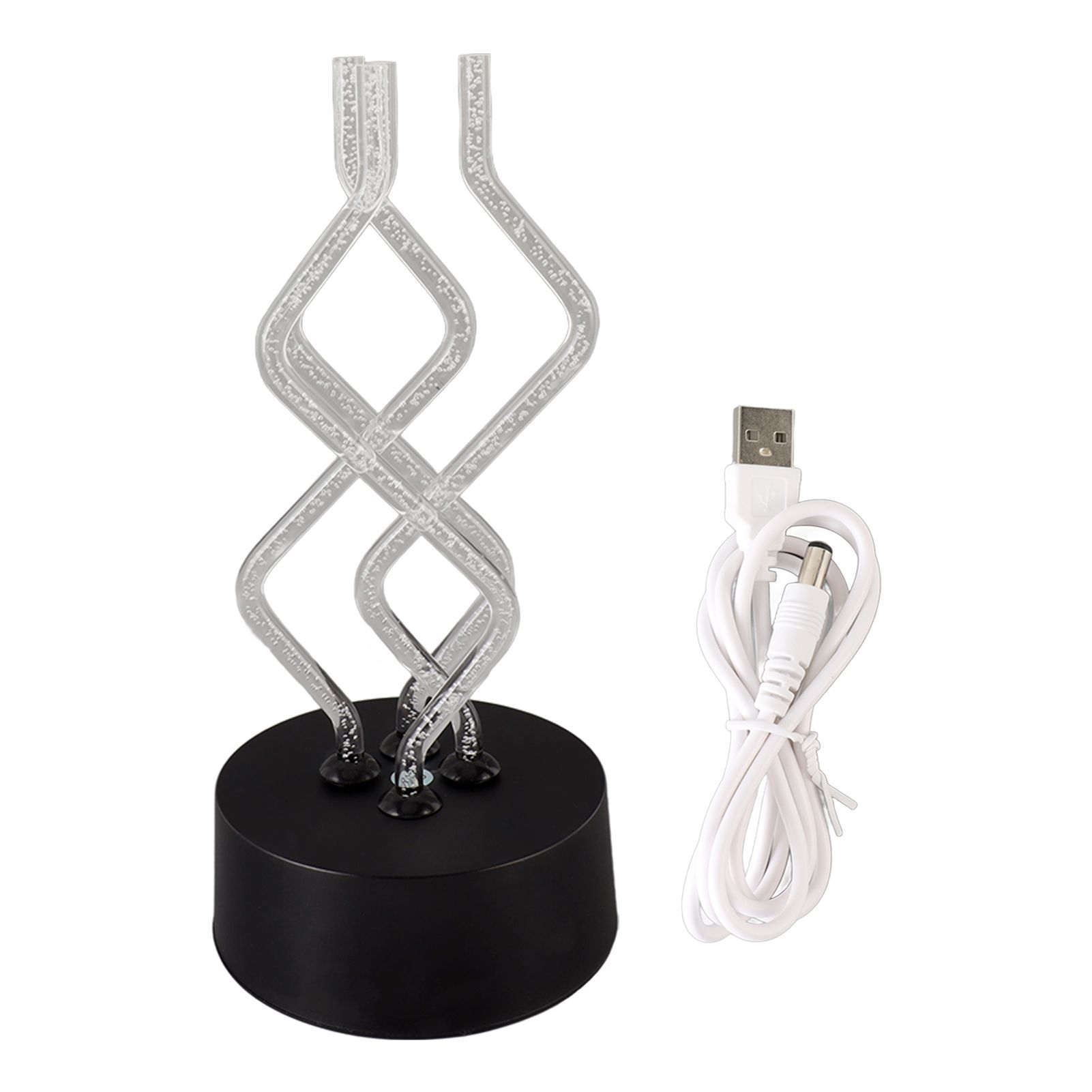 Bubble Color Changing LED Table Lamp Dancing Rotary Stick Lamp USB Creative Night Light Home Bar Decorative Desk Light - Image 1