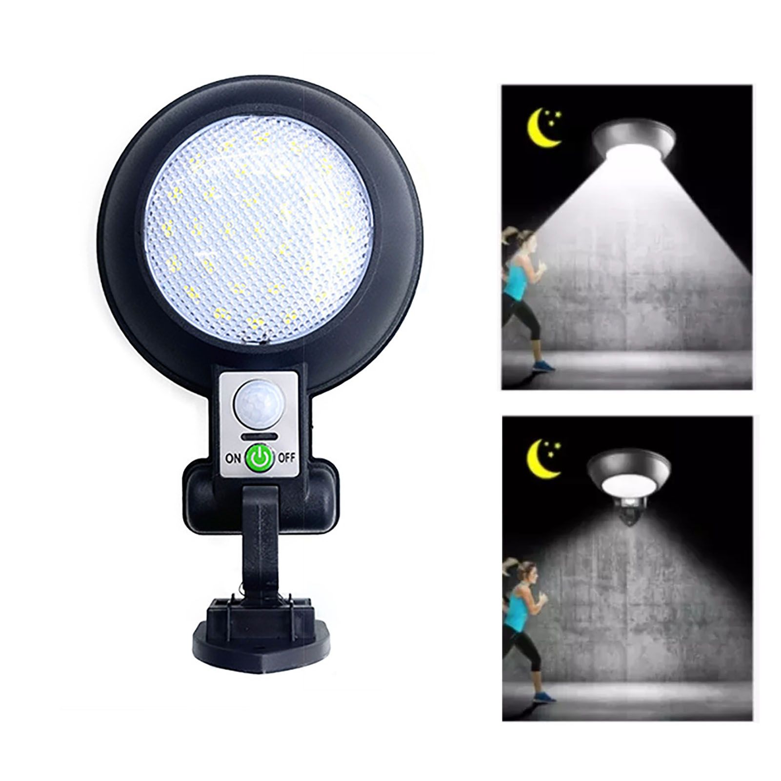 Outdoor Solar Wall Light Waterproof Motion Sensor Lamp 5.5V 2.5W for Garden Yard Villa Balcony Garage - Image 6