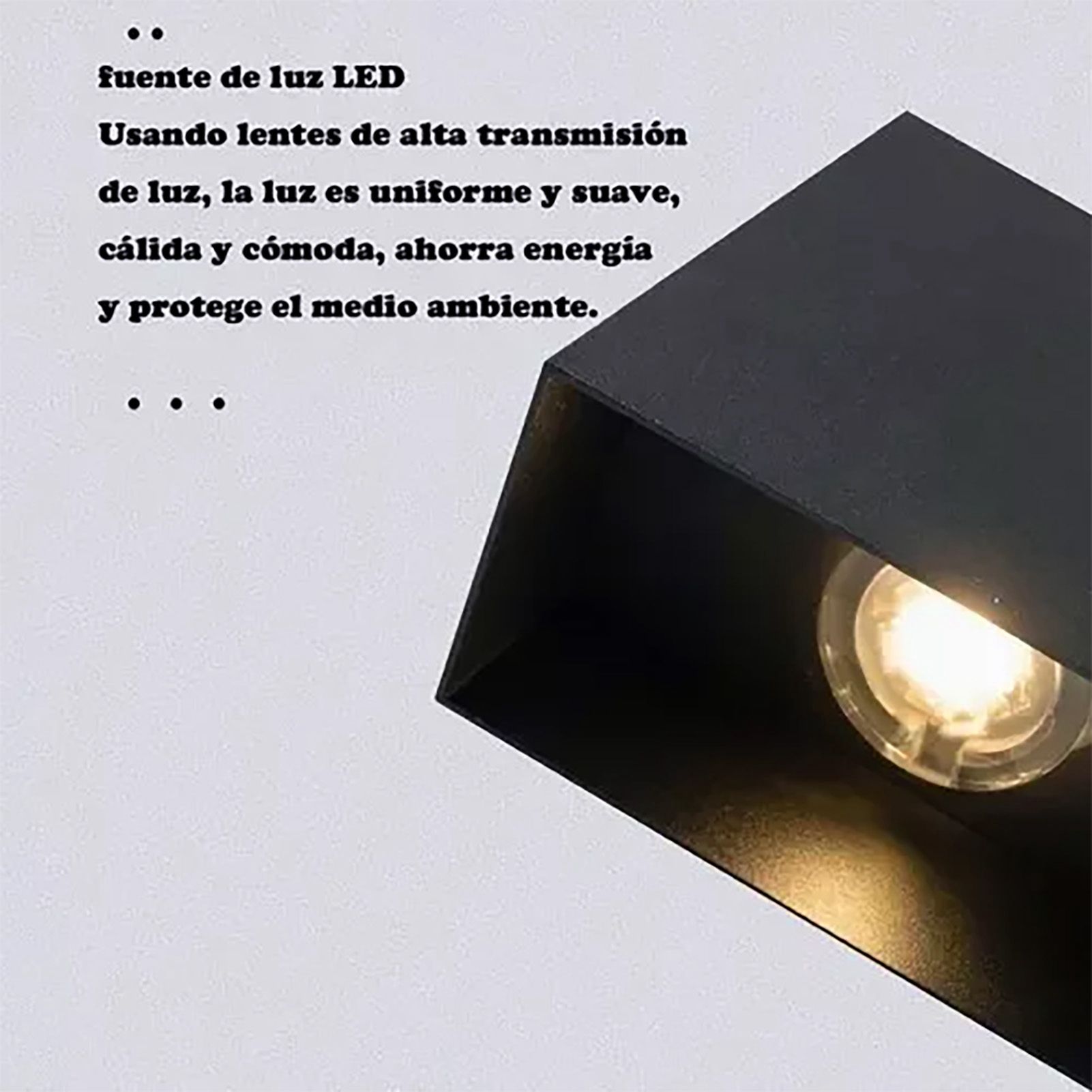 Modern LED Wall Sconce Aluminum Indoor LED Wall Mounted Lamp for Bedroom Hallway Black 10W Warm Light 3000K - Image 6