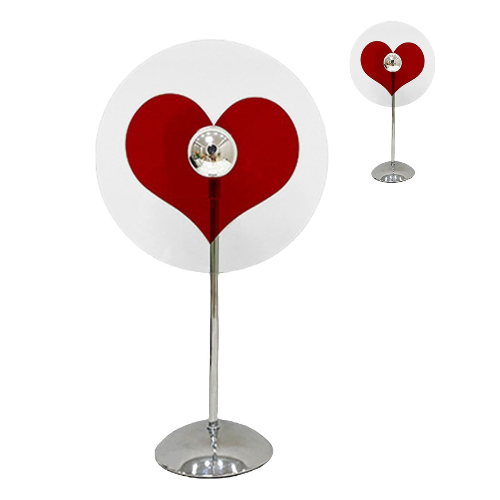 Heart Shaped Projection Table Lamp 4W Sweet Warm 360 Degree Rotatable Decorative Ambient Light - Image 2