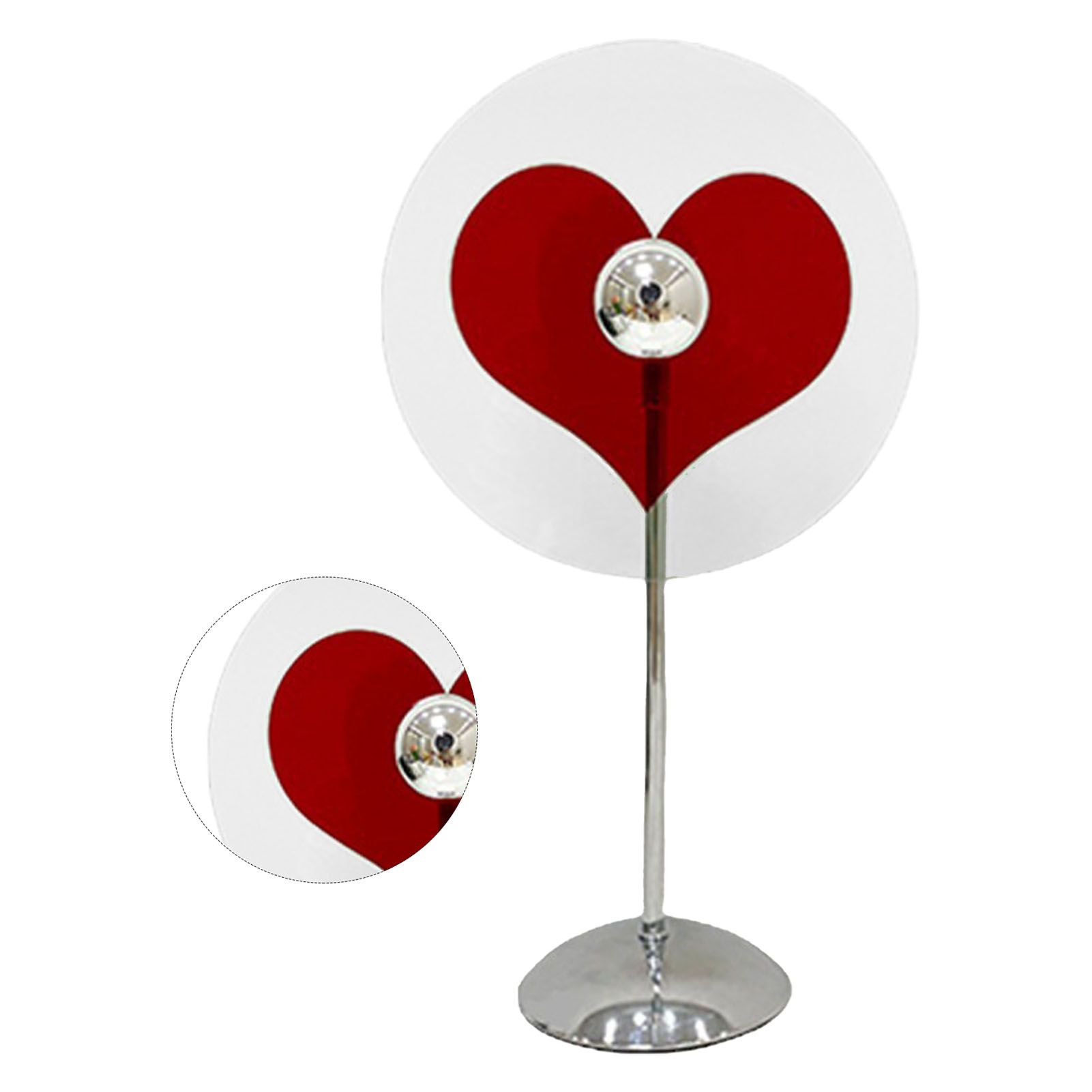 Heart Shaped Projection Table Lamp 4W Sweet Warm 360 Degree Rotatable Decorative Ambient Light - Image 4