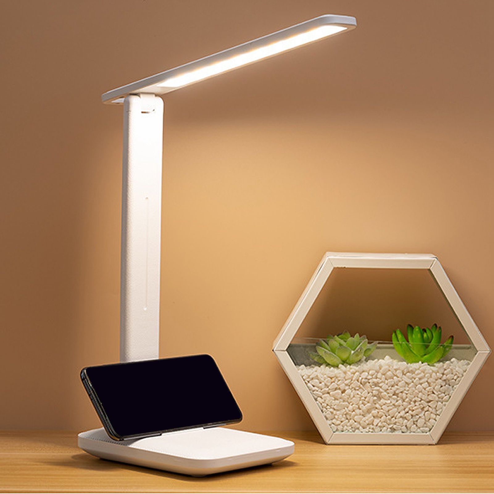 LED Reading Lamp Plastic Eye Protection USB Charging Desk Light for Bedroom Study 10W 5V/1A - Image 6