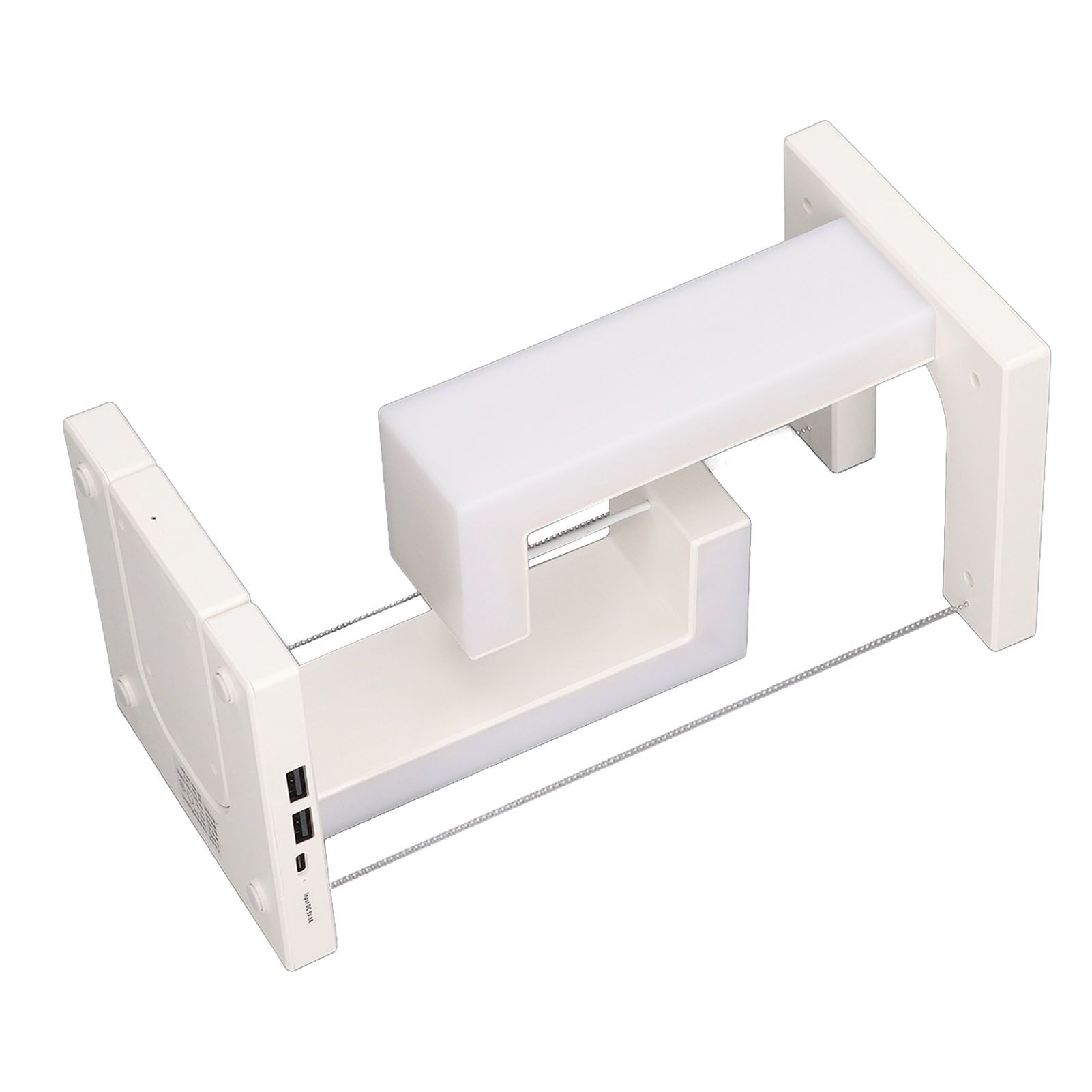 Magnetic Levitation Night Light 3 Gears Touching Switch LED Table Lamp with Phone Wireless Charging White - Image 4