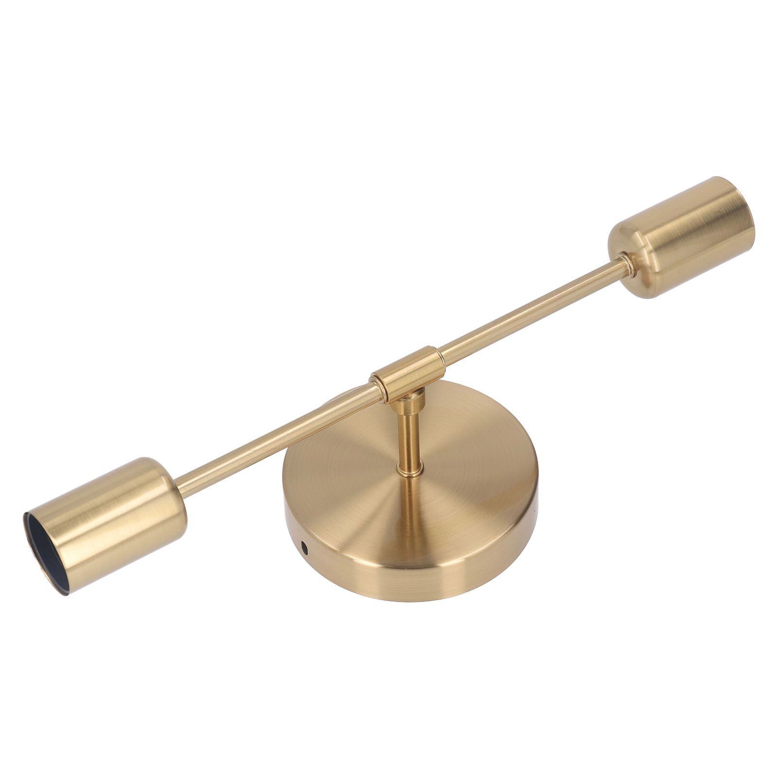 Double Wall Light Base E27 E26 Rust Proof Vintage Wall Lamp Bulb Holder for Living Room Bathroom Gold 85‑265V - Image 7