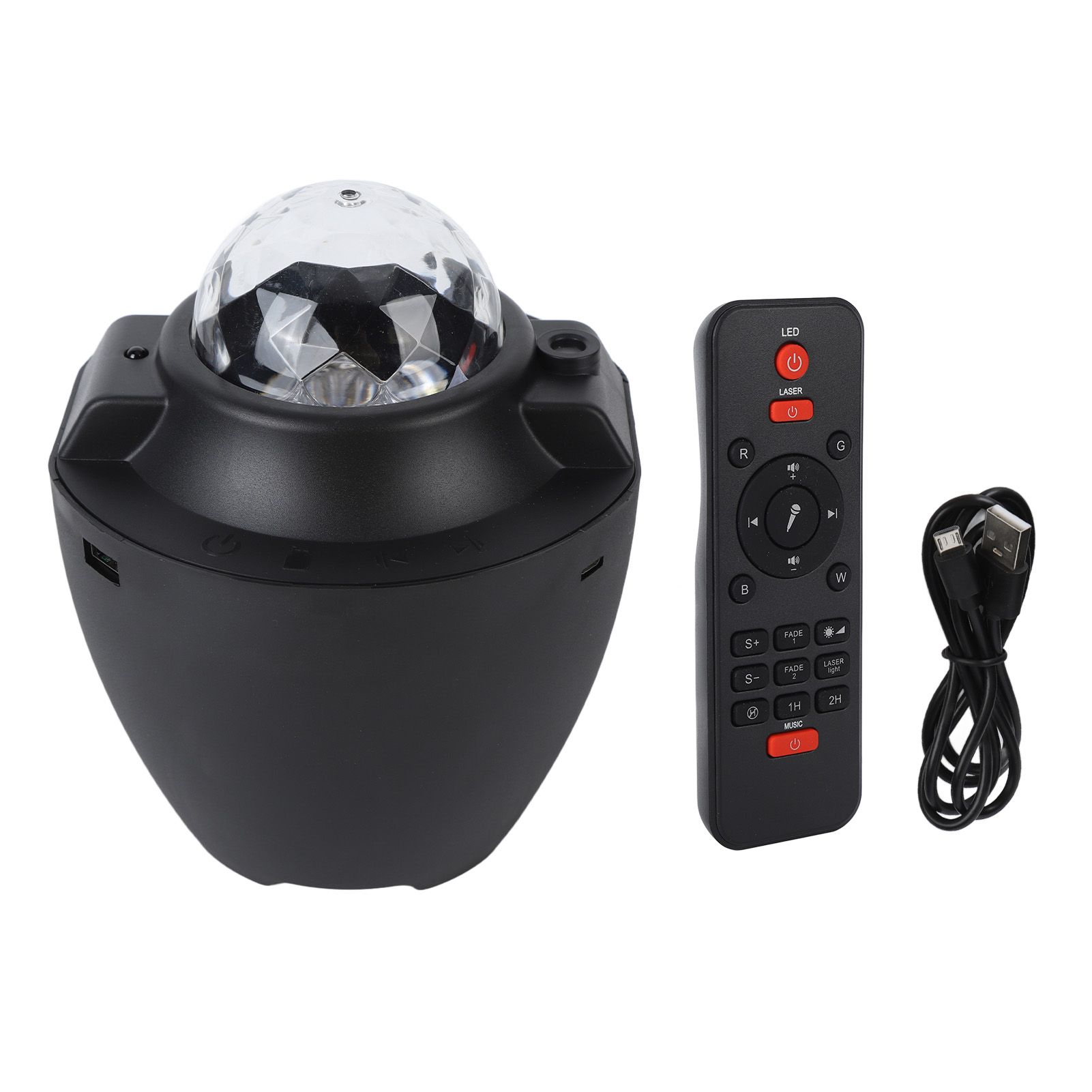 Star Projector Night Light 3 Colors Brightness Modes Music Adjustable Bluetooth Speaker LED Star Night Light 5V - Image 1