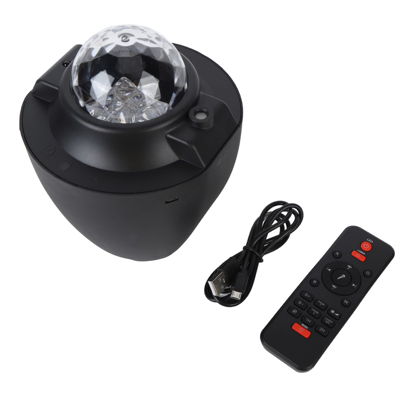 Star Projector Night Light 3 Colors Brightness Modes Music Adjustable Bluetooth Speaker LED Star Night Light 5V - Image 2