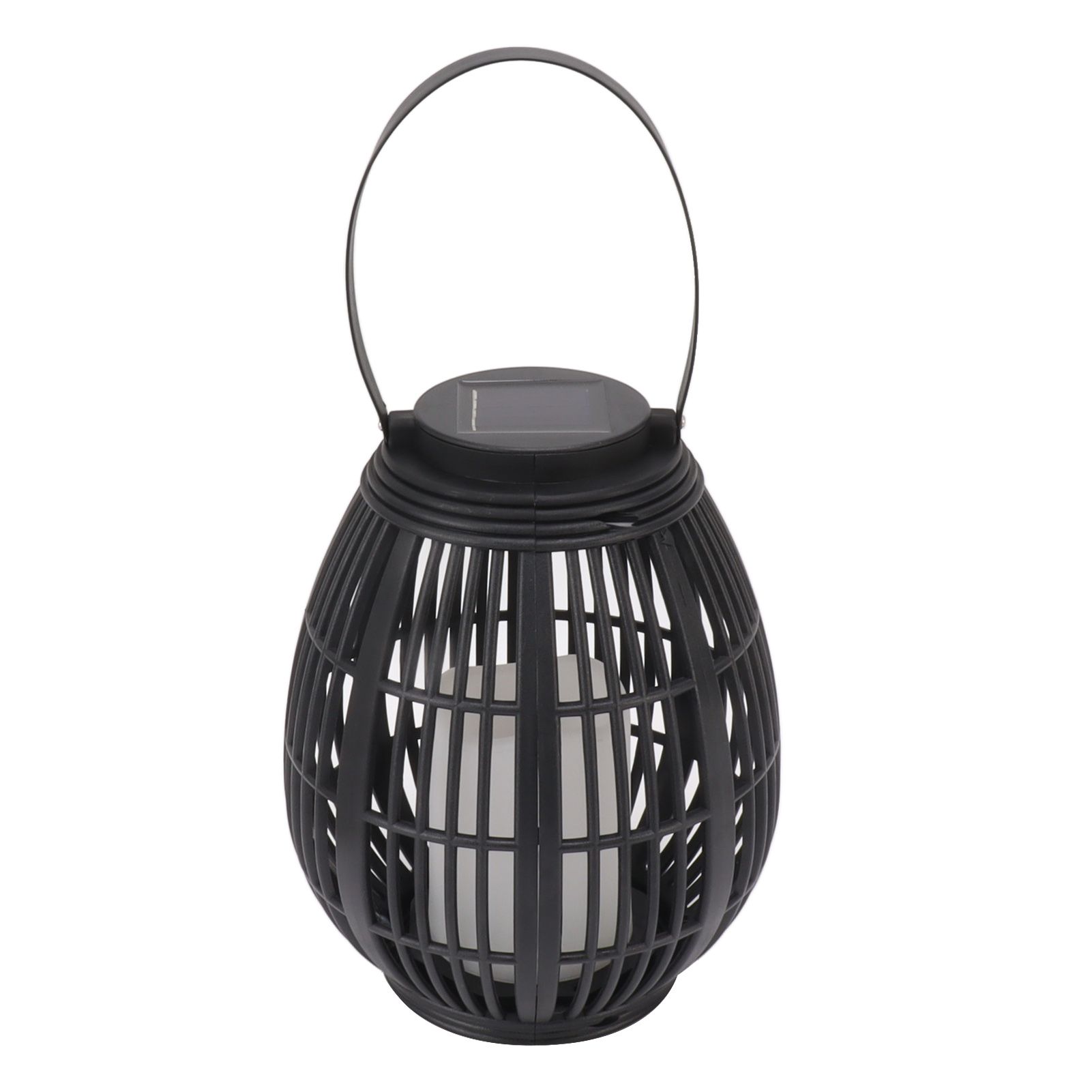Solar Garden Lantern LED Outdoor Solar Lantern Waterproof Decorative Rattan Lantern For Patio Pathway Courtyard - Image 2