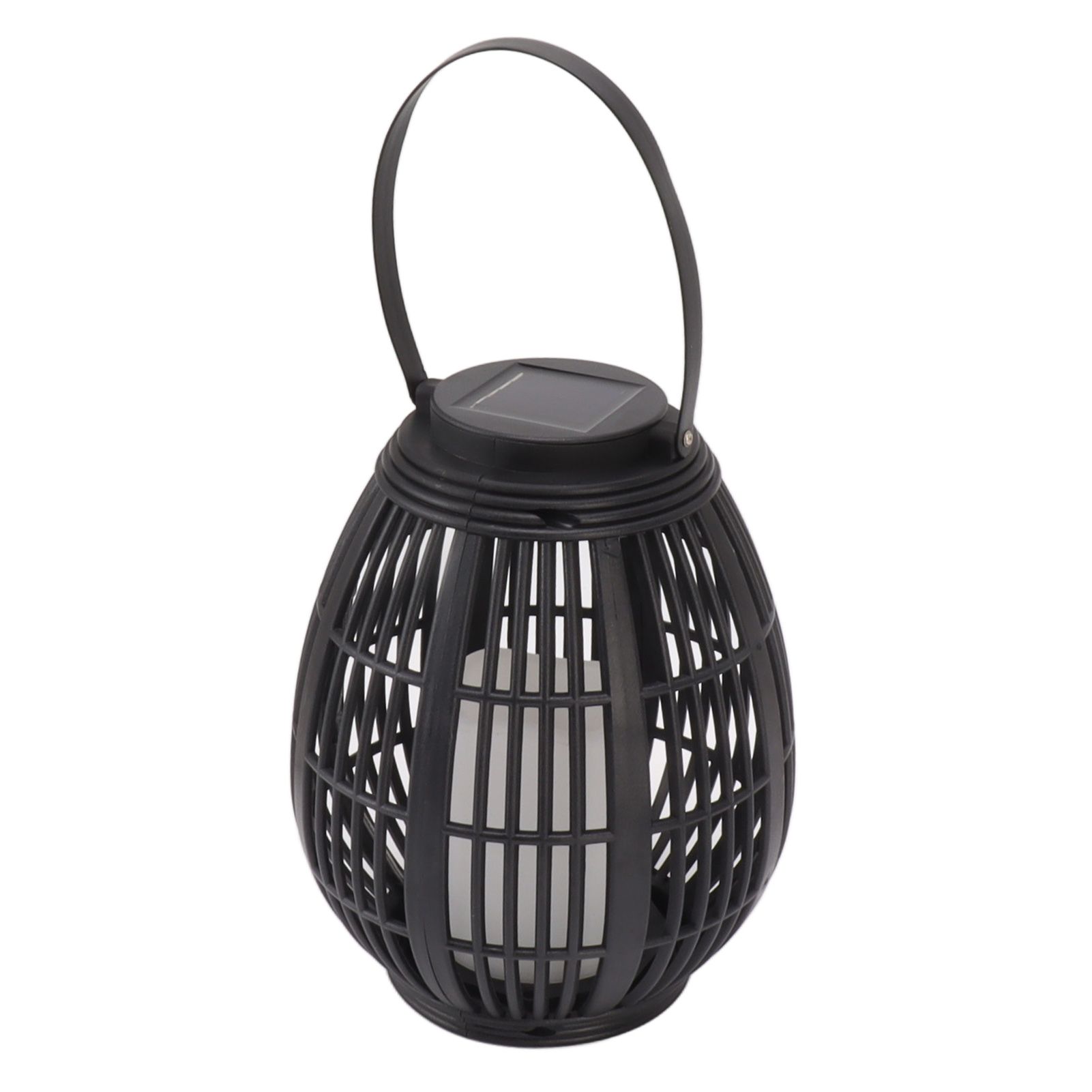 Solar Garden Lantern LED Outdoor Solar Lantern Waterproof Decorative Rattan Lantern For Patio Pathway Courtyard - Image 5