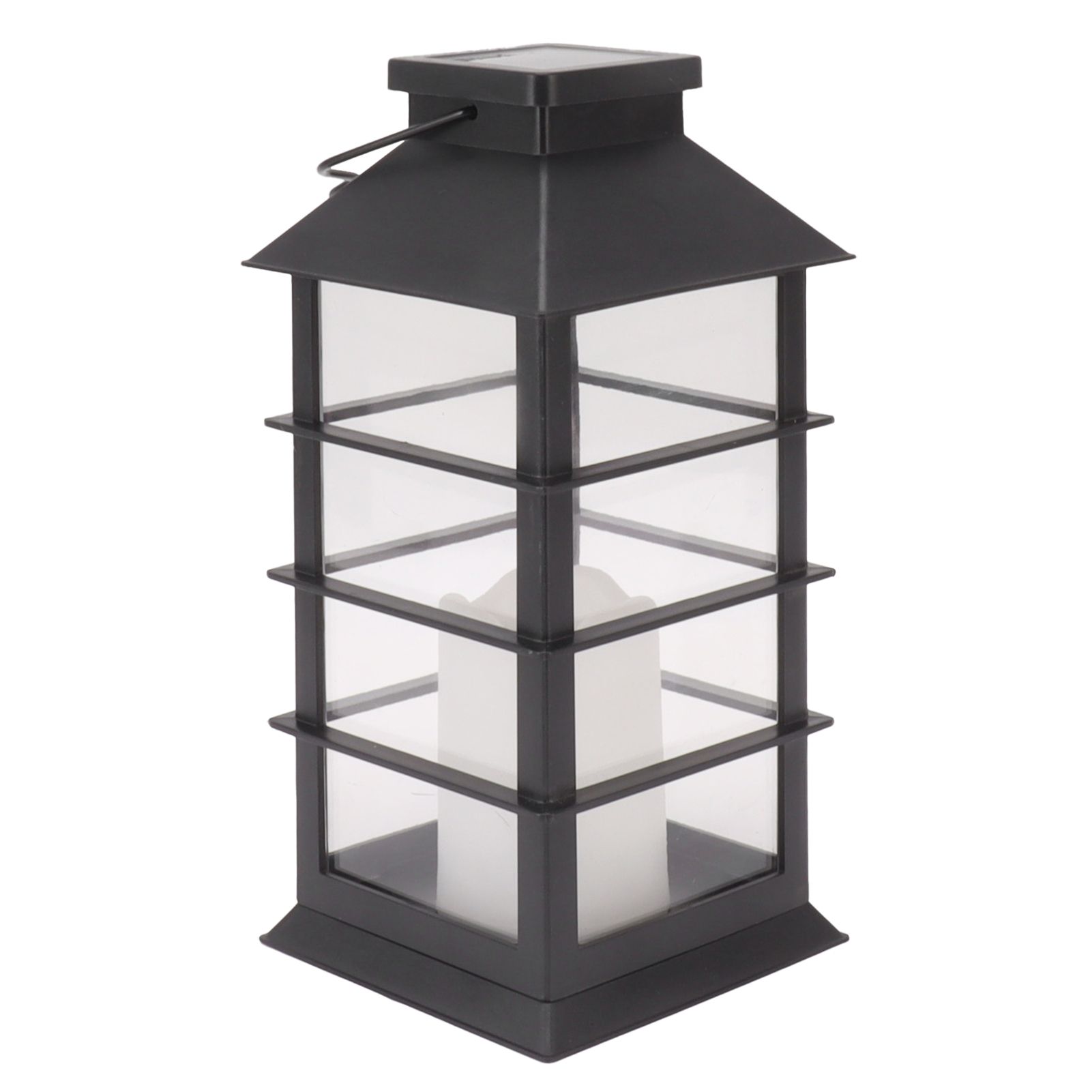 2Pcs Solar Hanging Lantern Candle Design LED Solar Outdoor Light Decor for Pathway Yard Lawn - Image 1