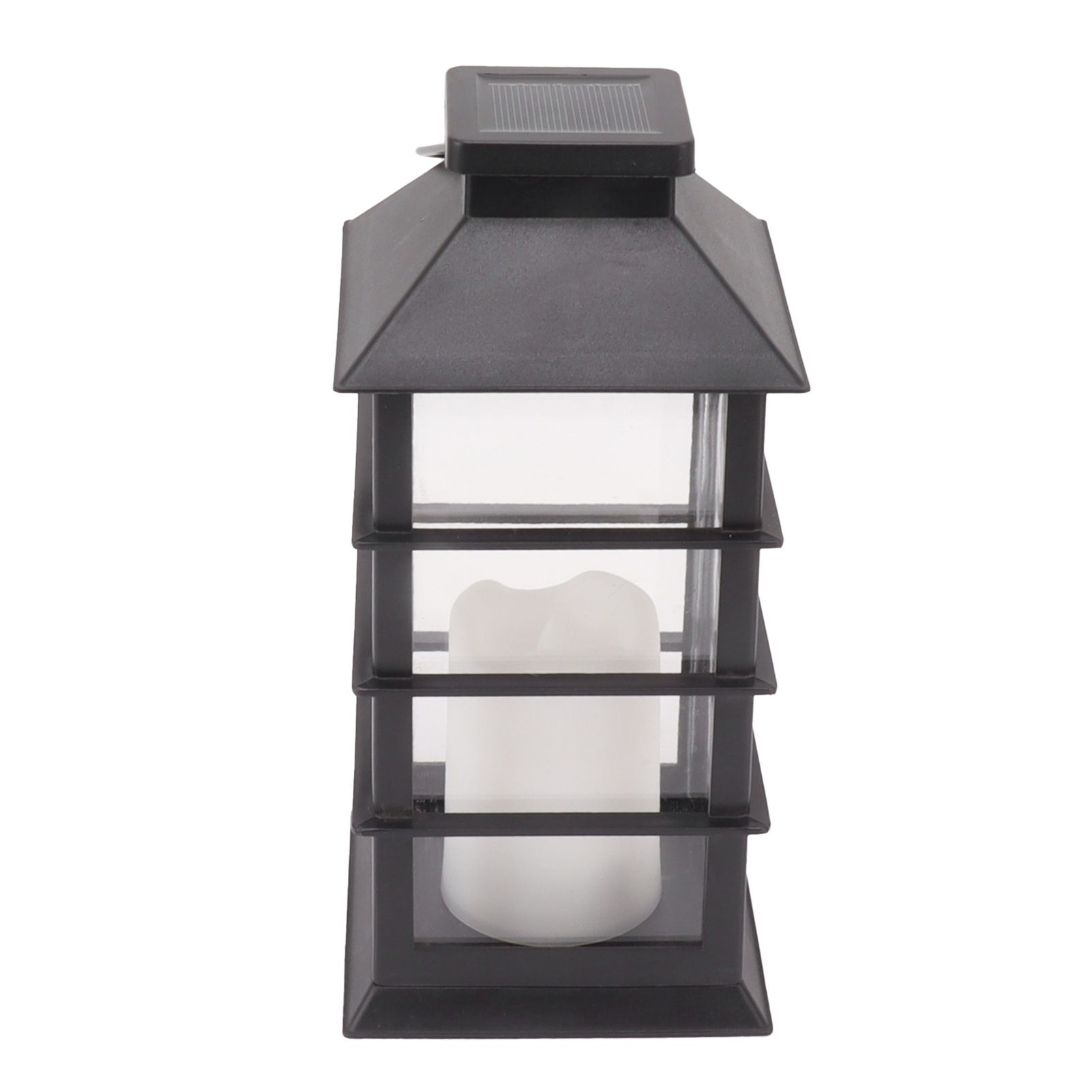 2Pcs Solar Hanging Lantern Candle Design LED Solar Outdoor Light Decor for Pathway Yard Lawn - Image 5