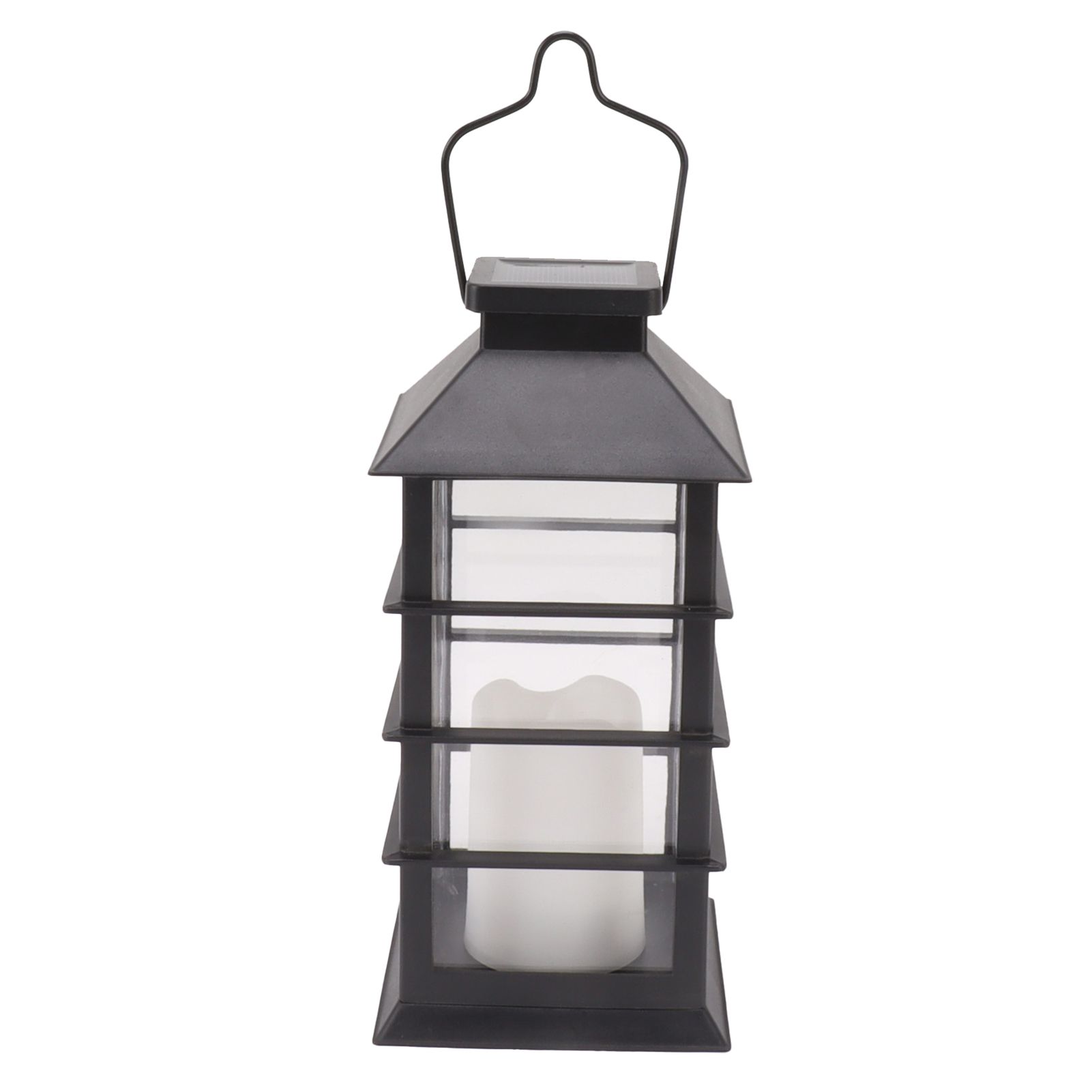 2Pcs Solar Hanging Lantern Candle Design LED Solar Outdoor Light Decor for Pathway Yard Lawn - Image 6