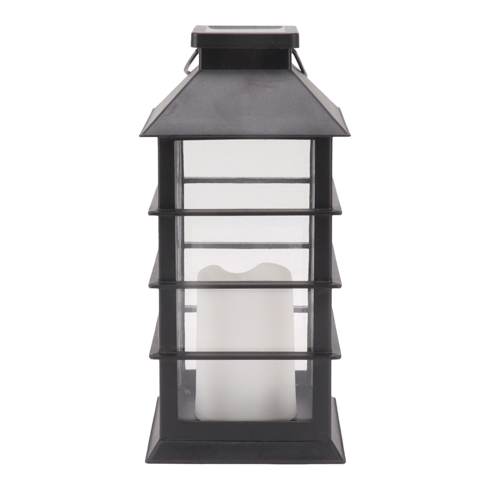 2Pcs Solar Hanging Lantern Candle Design LED Solar Outdoor Light Decor for Pathway Yard Lawn - Image 8
