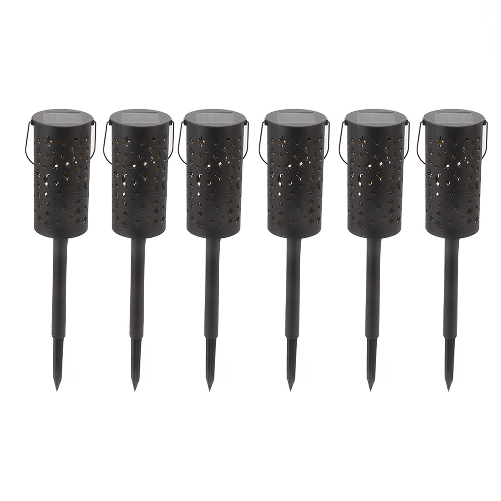 6 Sets LED Solar Garden Lamp Waterproof Light for Landscape Star Moon Ground Plug Lamp for Outdoor Lawn Patio Walkway - Image 5