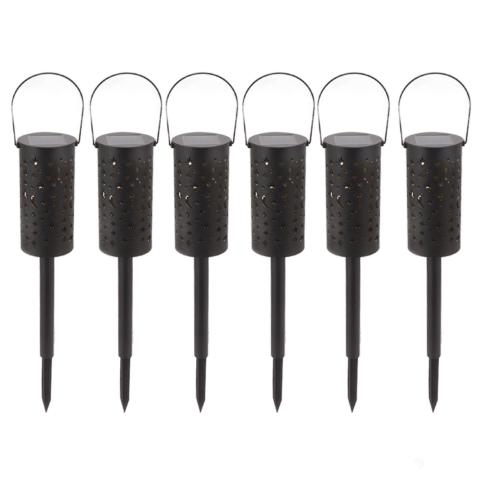 6 Sets LED Solar Garden Lamp Waterproof Light for Landscape Star Moon Ground Plug Lamp for Outdoor Lawn Patio Walkway - Image 8