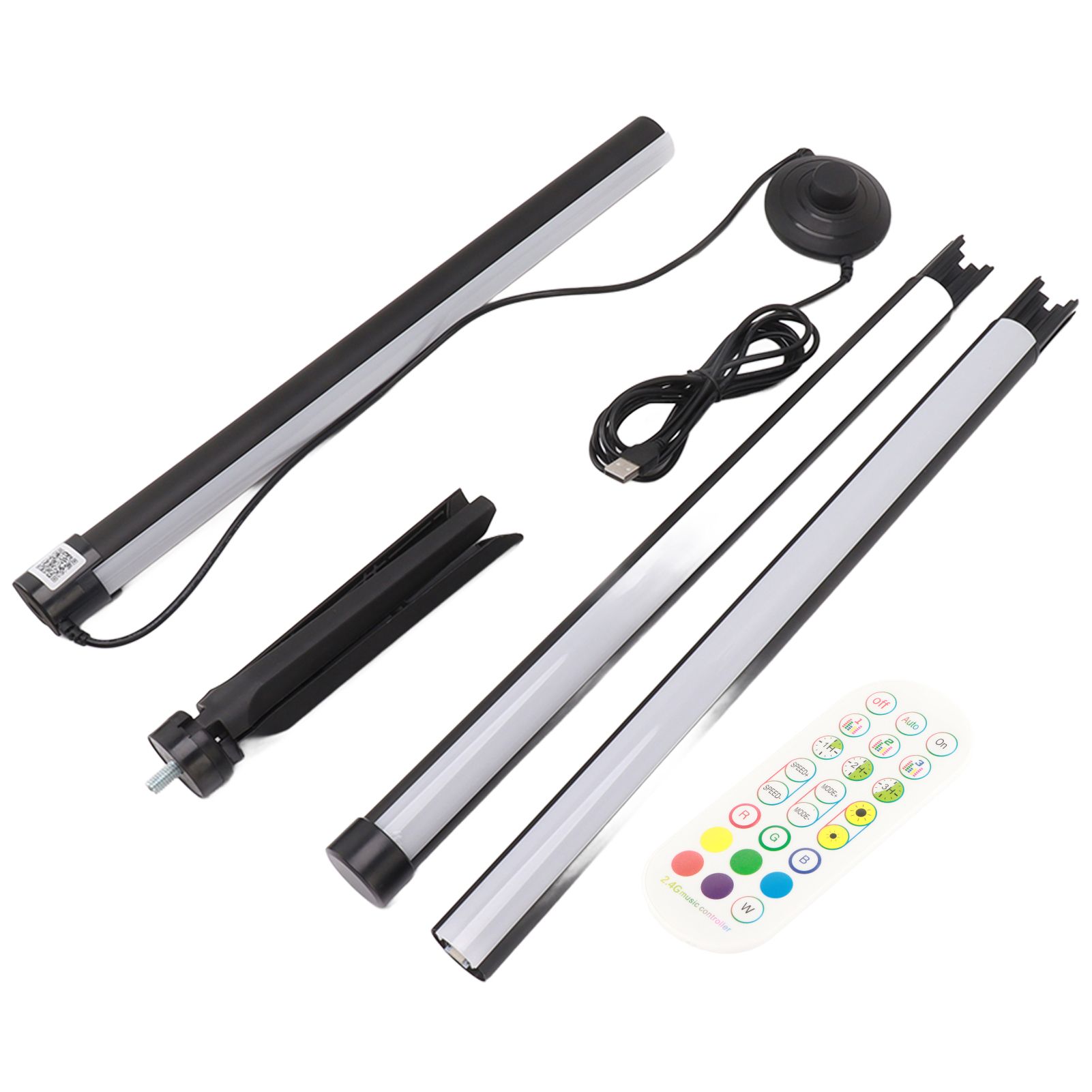 LED RGB Corner Floor Lamp USB Powered Corner LED Lamp Bluetooth APP Remote Control Music Sync LED Modern Floor Light for Living Room 1.2m 47.2in - Image 3