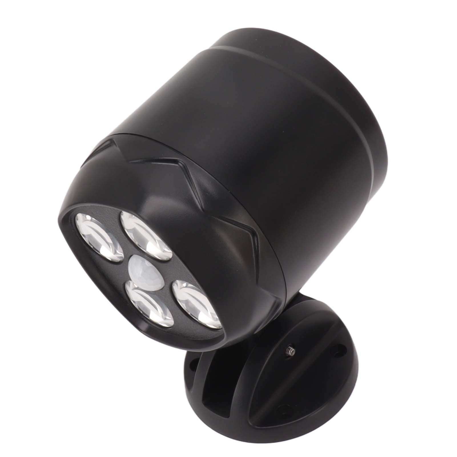 4 LED Spot Light Outdoor Waterproof Wall Mounted Rotating Projection Floodlight Spotlight with Motion Sensor for Yard - Image 4