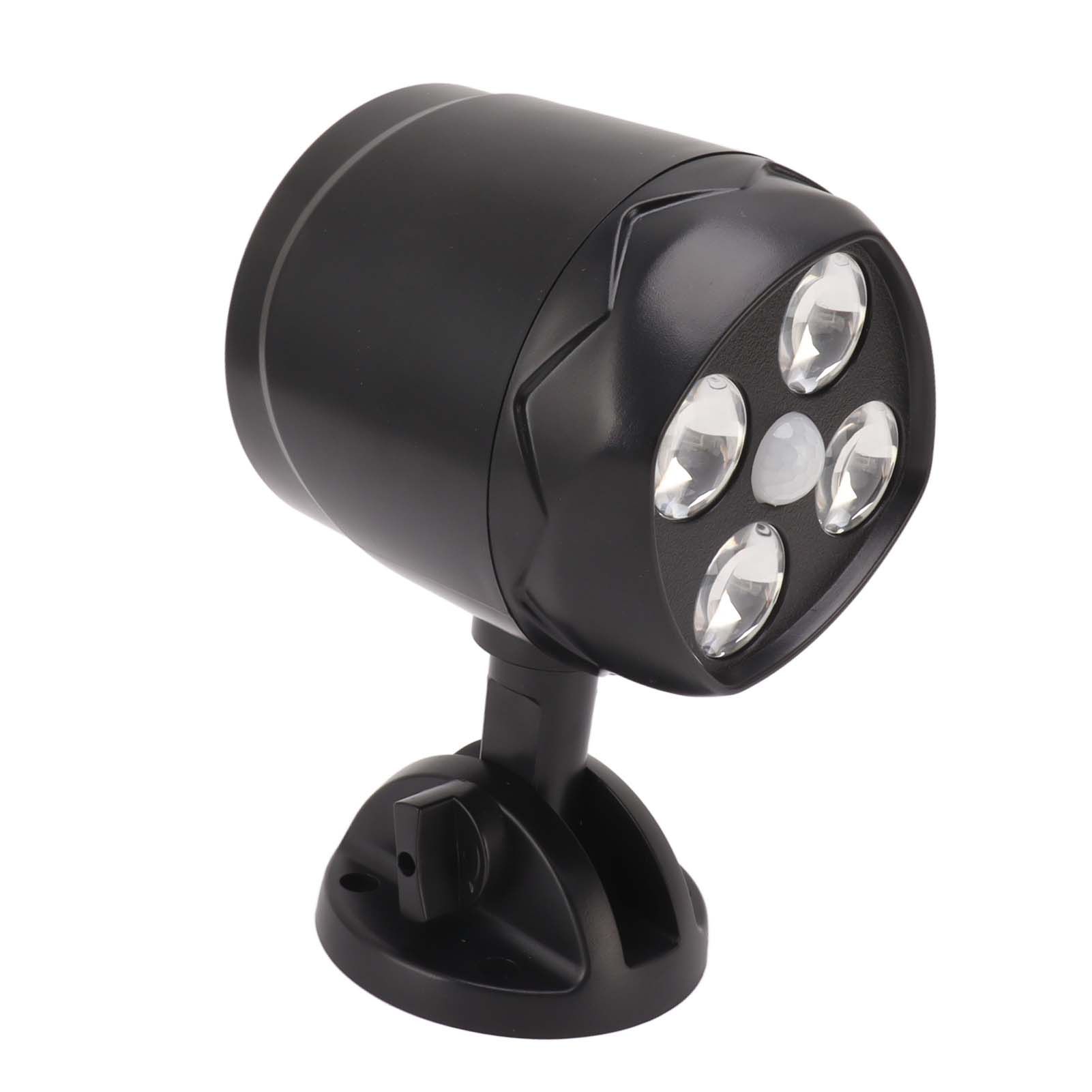 4 LED Spot Light Outdoor Waterproof Wall Mounted Rotating Projection Floodlight Spotlight with Motion Sensor for Yard - Image 7