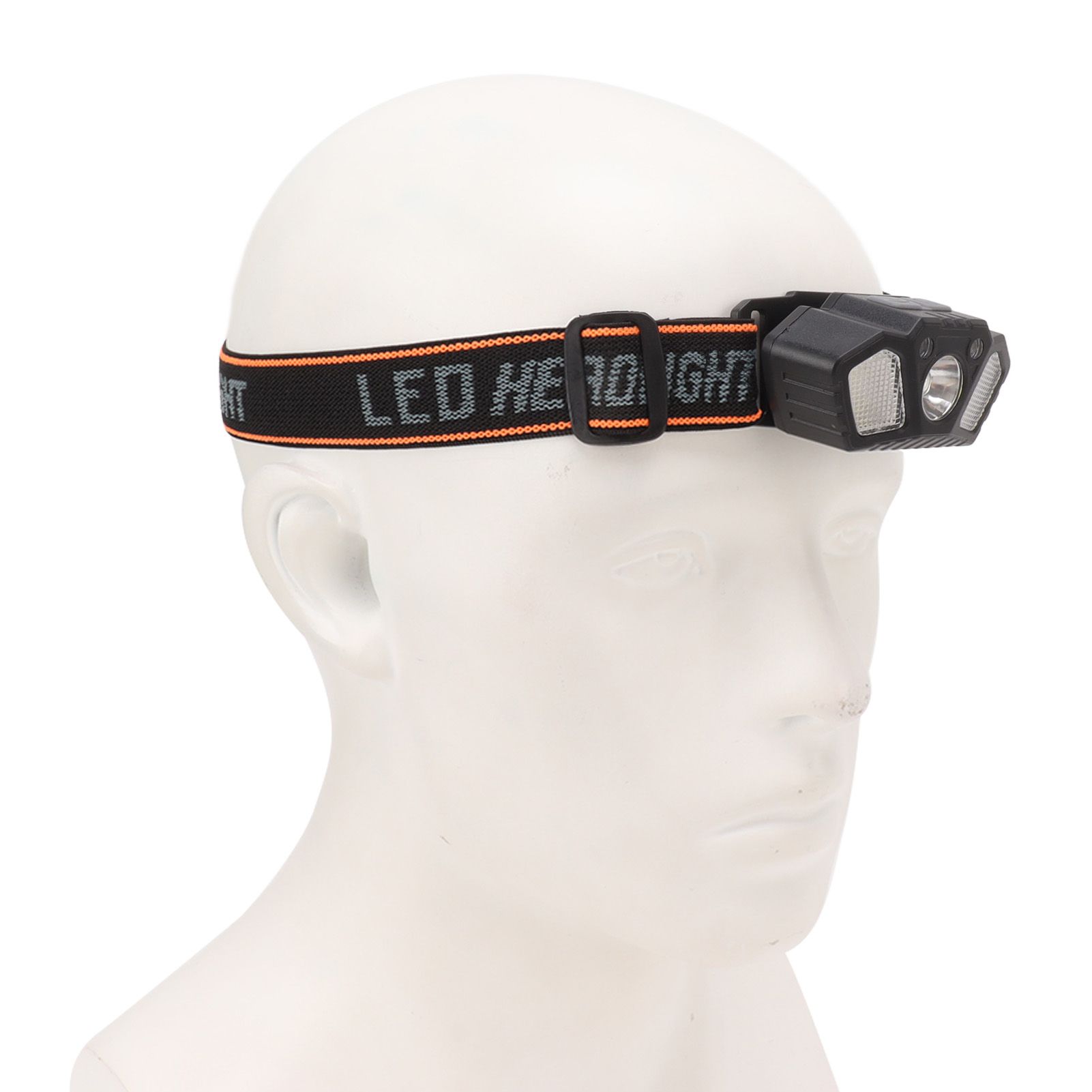 LED Headlamp White and Red Light High Bright Motion Sensing USB Rechargeable Headlamp Flashlight - Image 8