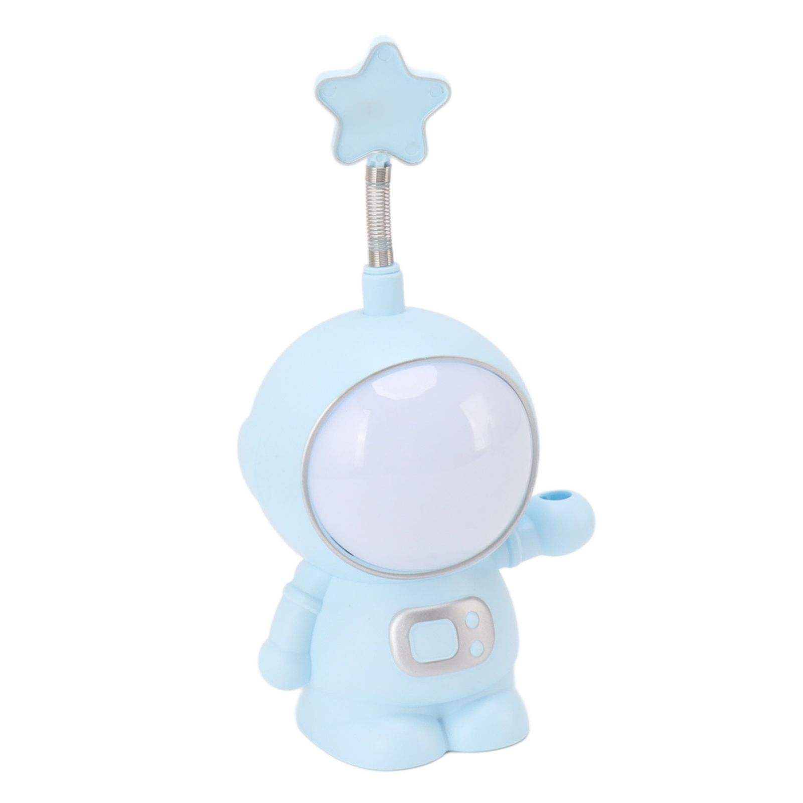 Astronaut Night Light 3W 5V LED Lamp USB Charging Pencil Sharpener Home Decoration Blue - Image 2