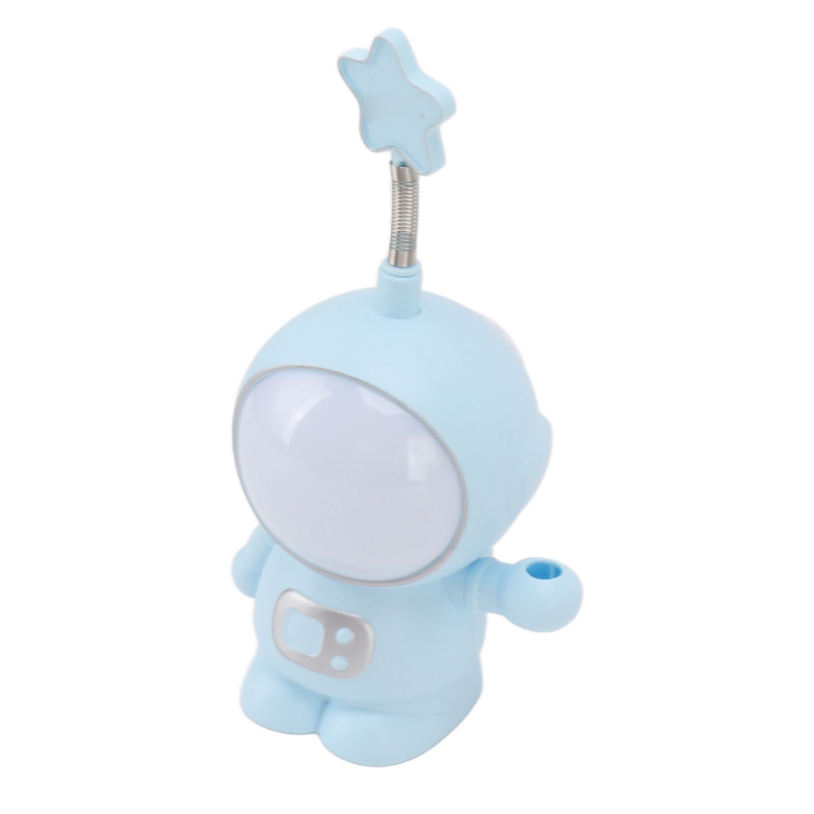 Astronaut Night Light 3W 5V LED Lamp USB Charging Pencil Sharpener Home Decoration Blue - Image 4