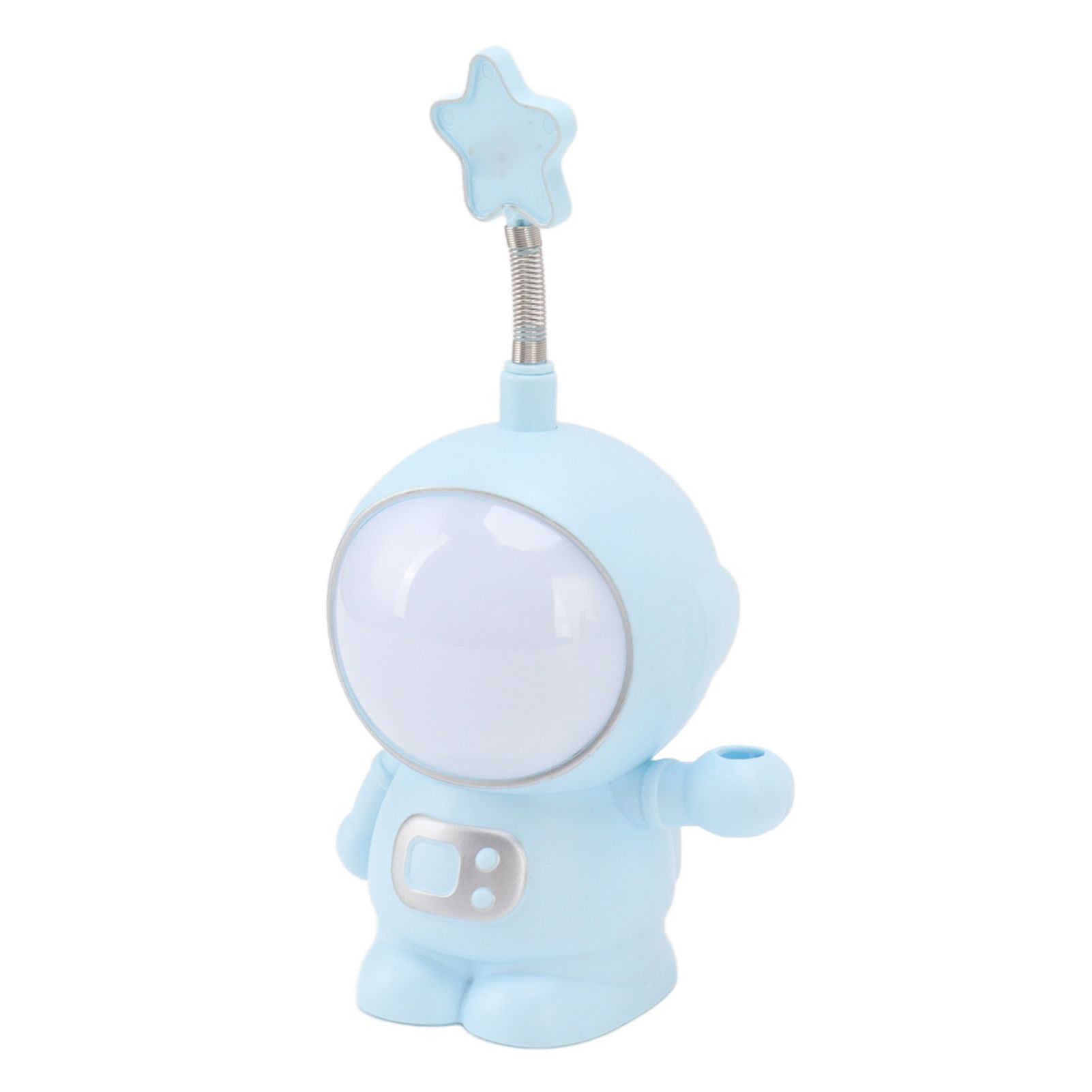 Astronaut Night Light 3W 5V LED Lamp USB Charging Pencil Sharpener Home Decoration Blue - Image 5