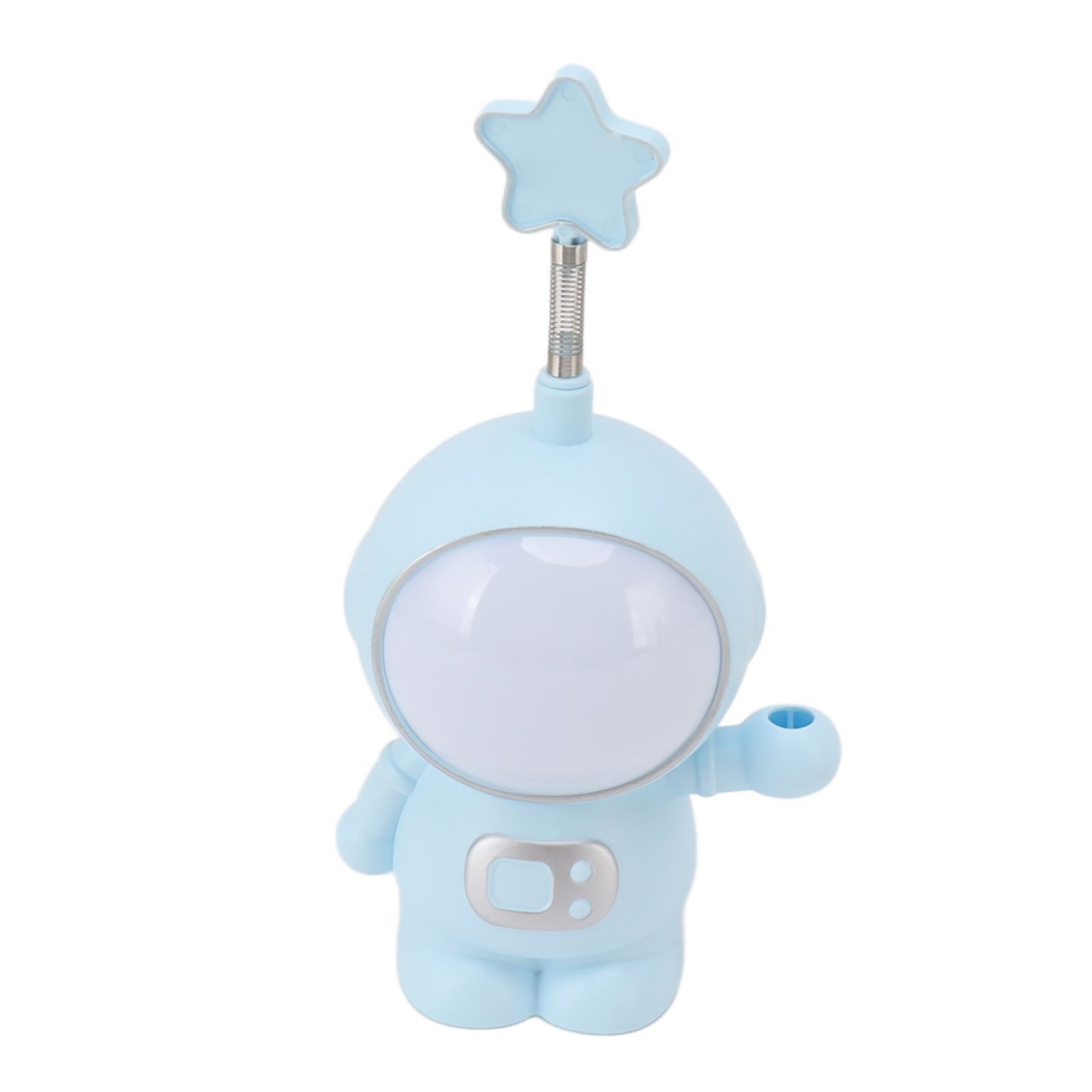 Astronaut Night Light 3W 5V LED Lamp USB Charging Pencil Sharpener Home Decoration Blue - Image 6