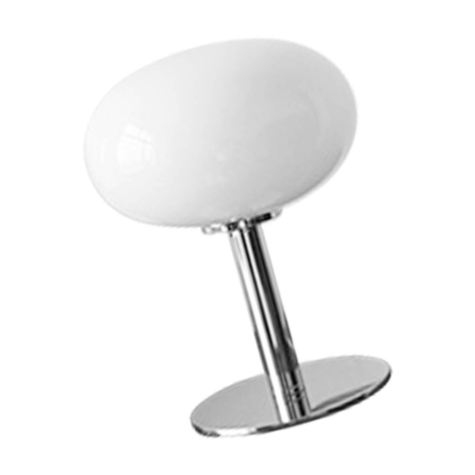Bedside Table Lamp Iron Base Cute Shape Simple Modern Elegant Nightstand Lamp for Home Button Switch White - Image 2