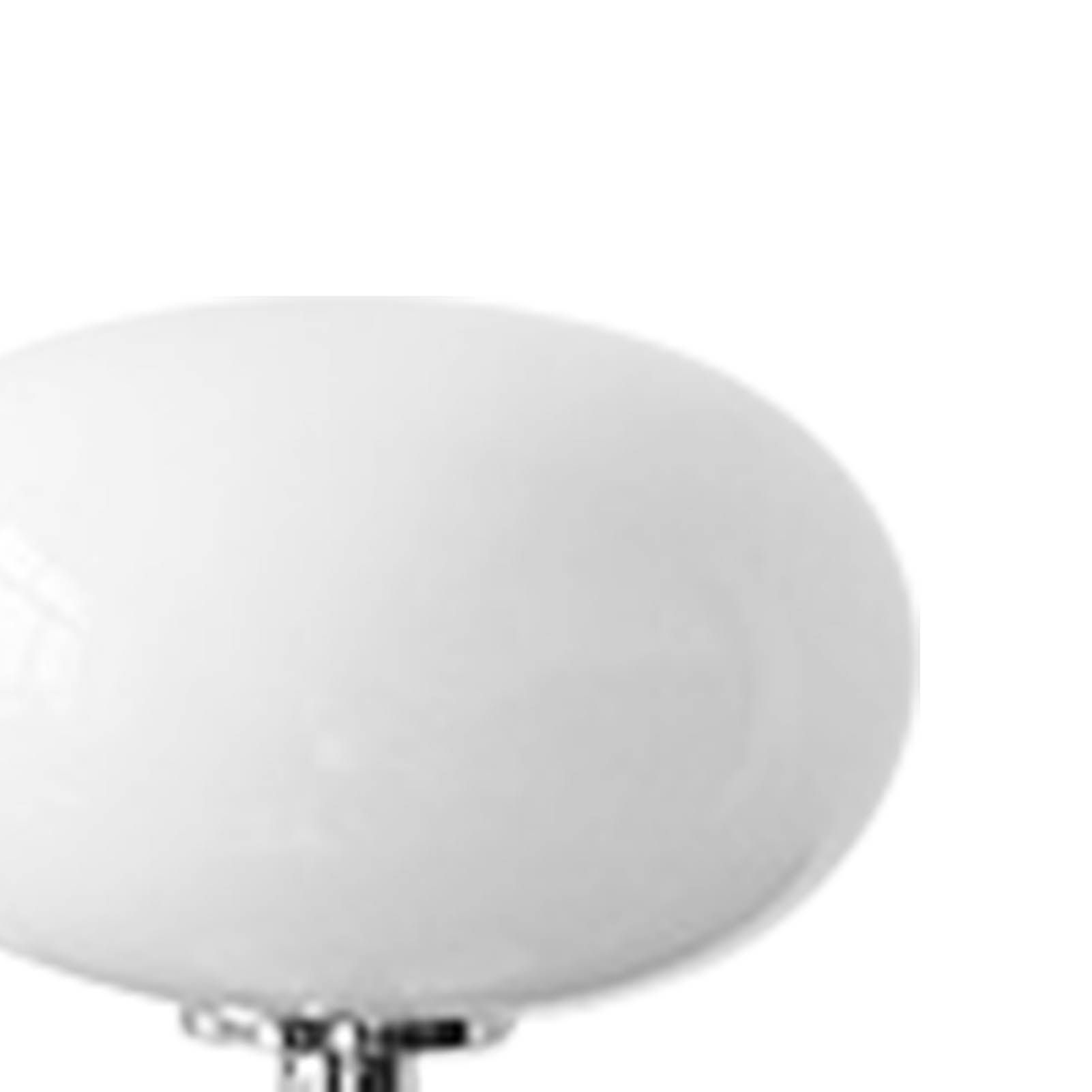 Bedside Table Lamp Iron Base Cute Shape Simple Modern Elegant Nightstand Lamp for Home Button Switch White - Image 7