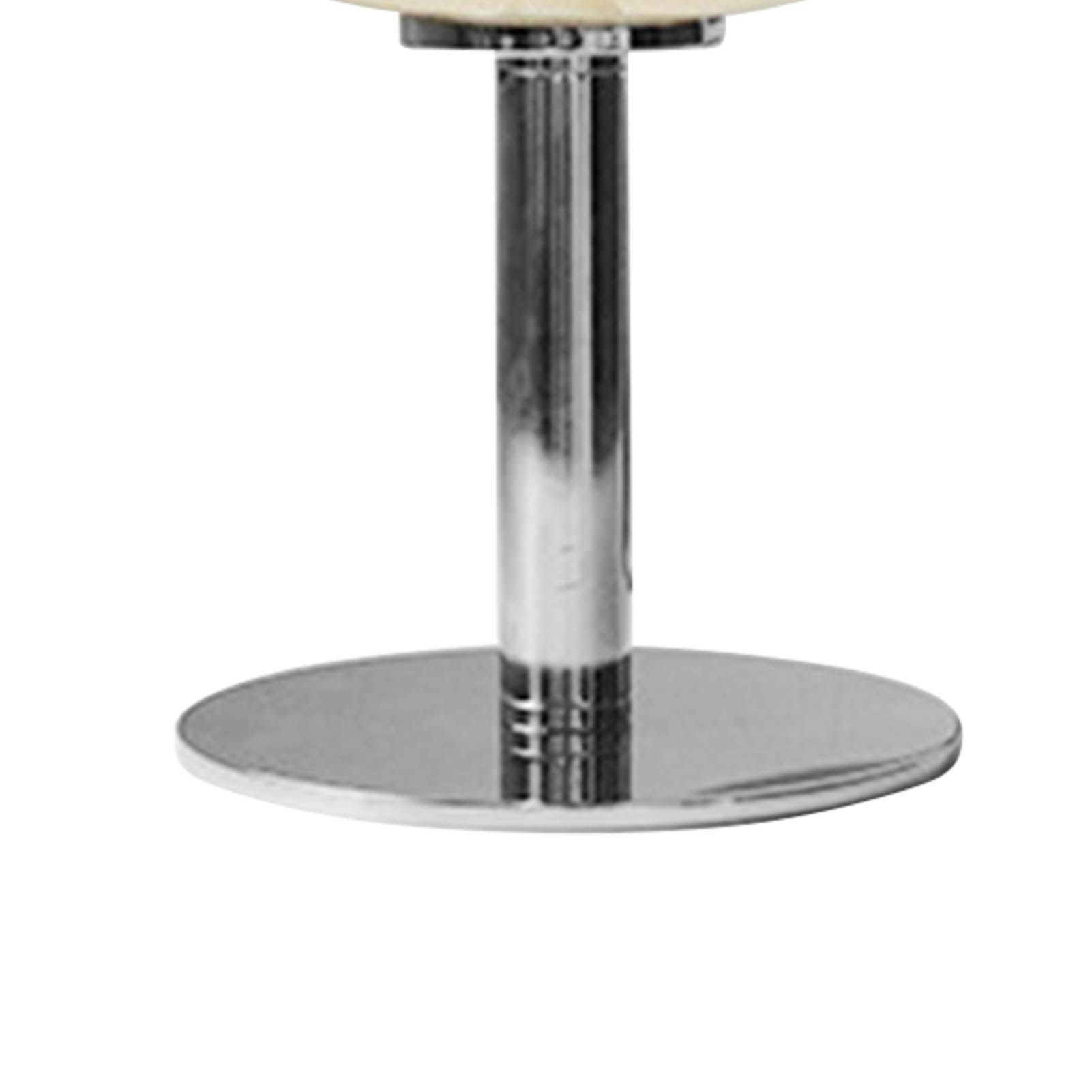 Bedside Table Lamp Iron Base Cute Shape Simple Modern Elegant Nightstand Lamp for Home Button Switch Beige - Image 8