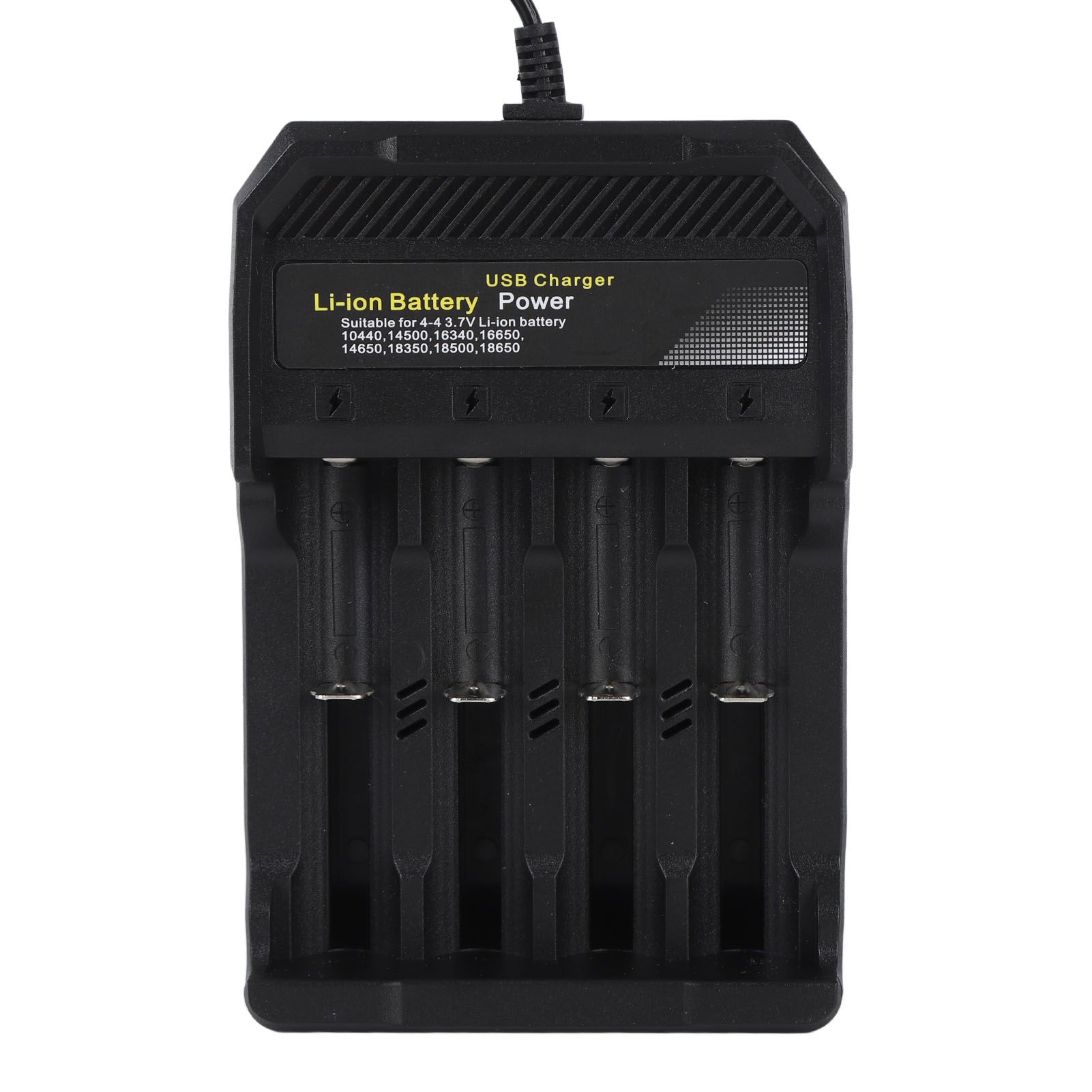 18650 Battery Charger Independent Charging 4 Bay Universal Smart Battery Charger for 10440 14500 16340 16650 14650 18350 18500 18650 Lithium Li Ion Batteries - Image 4