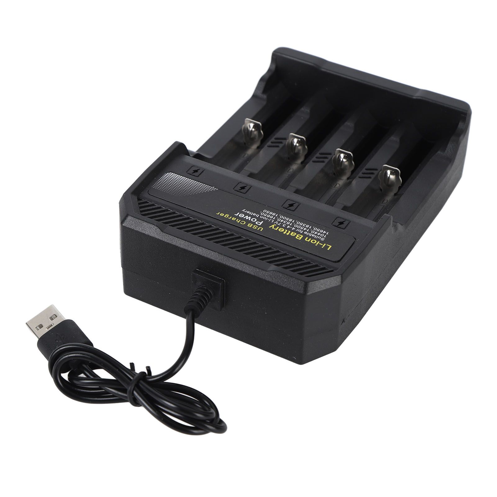 18650 Battery Charger Independent Charging 4 Bay Universal Smart Battery Charger for 10440 14500 16340 16650 14650 18350 18500 18650 Lithium Li Ion Batteries - Image 5