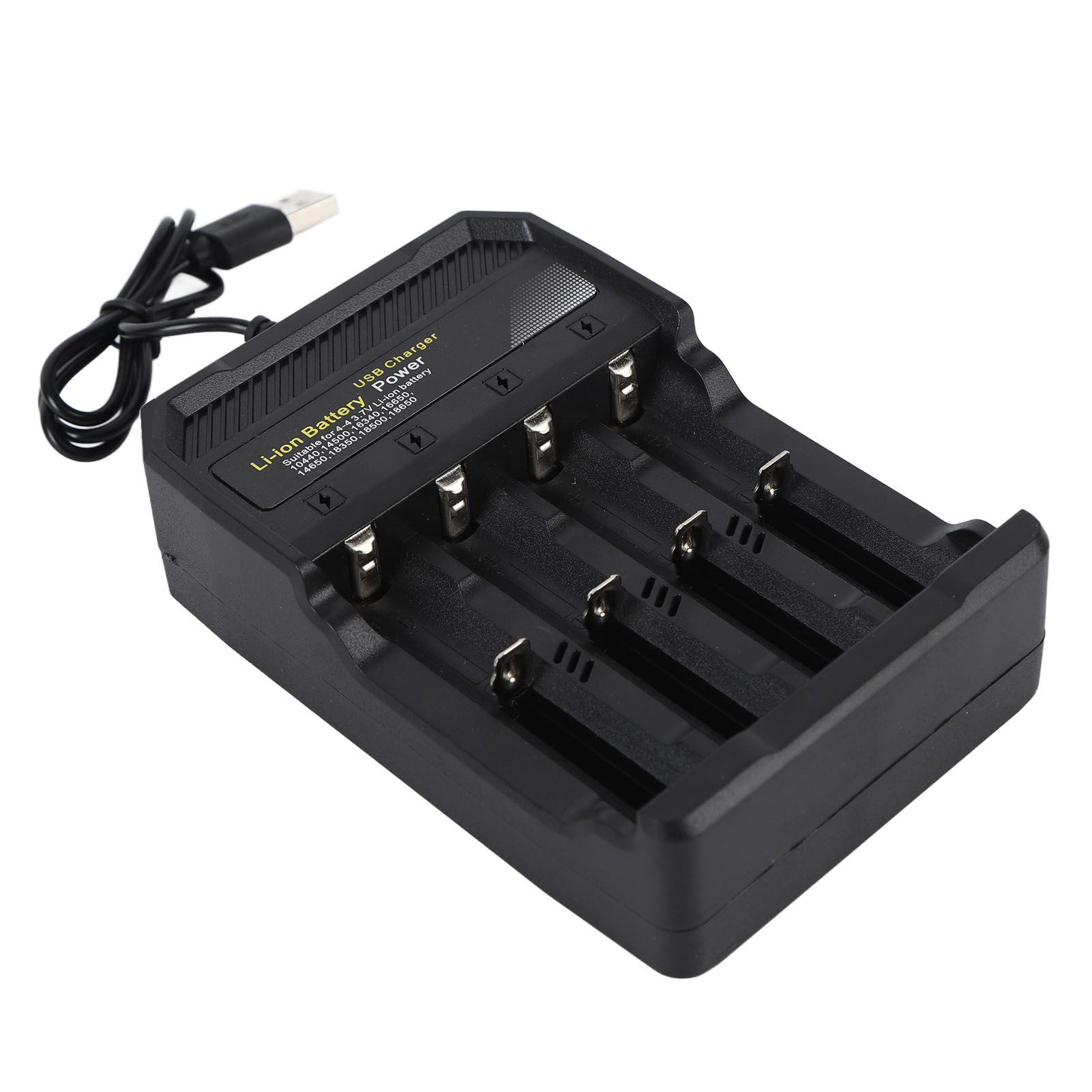 18650 Battery Charger Independent Charging 4 Bay Universal Smart Battery Charger for 10440 14500 16340 16650 14650 18350 18500 18650 Lithium Li Ion Batteries - Image 7